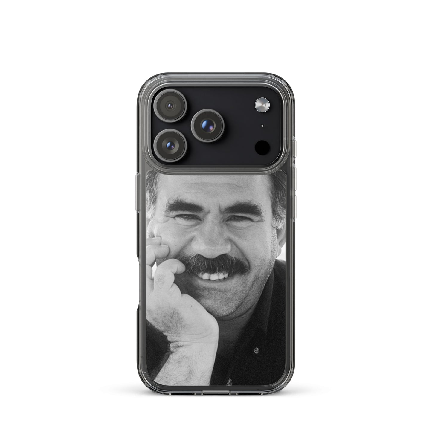 Brez Abdullah Ocalan Clear iPhone Case | Kurdish Phone Case - Kurdish Identity Phone Case | MarsoniPrint