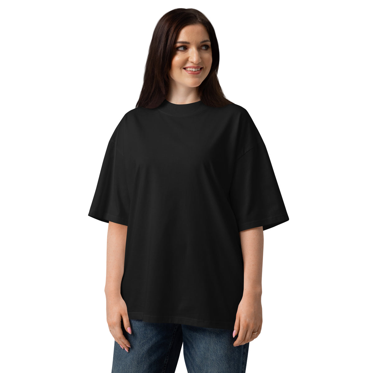 No Friends But the Mountains Oversized T-Shirt | Organic Cotton – Back Print (2)