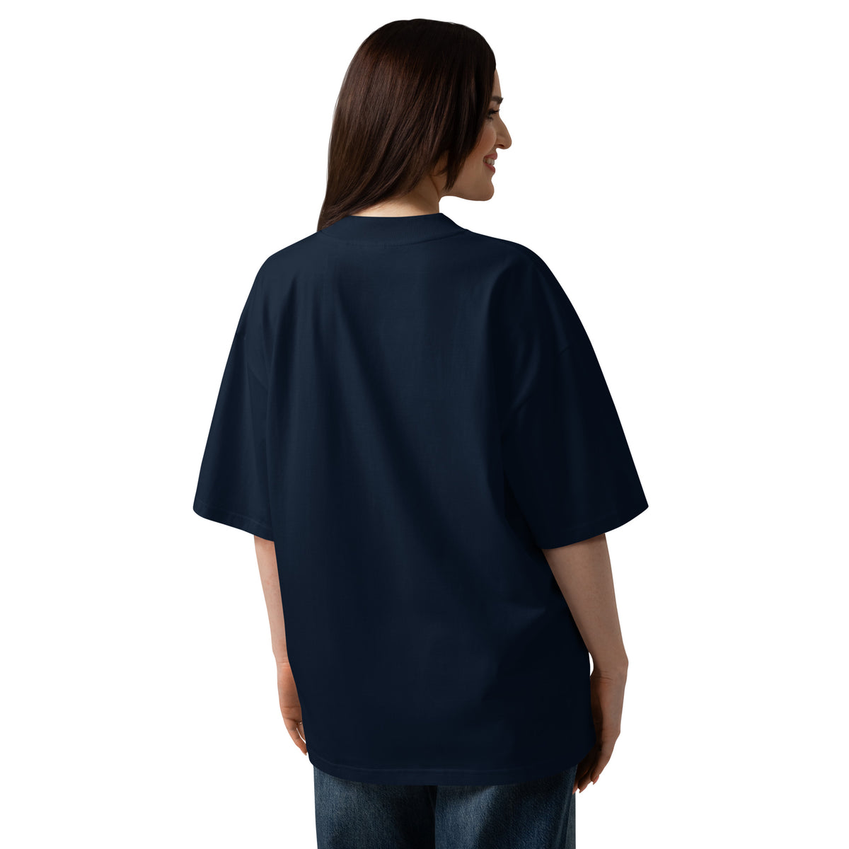T-shirt Oversize con Stampa Mappa e Bandiera del Kurdistan | Cotone Biologico – Stampa sul retro