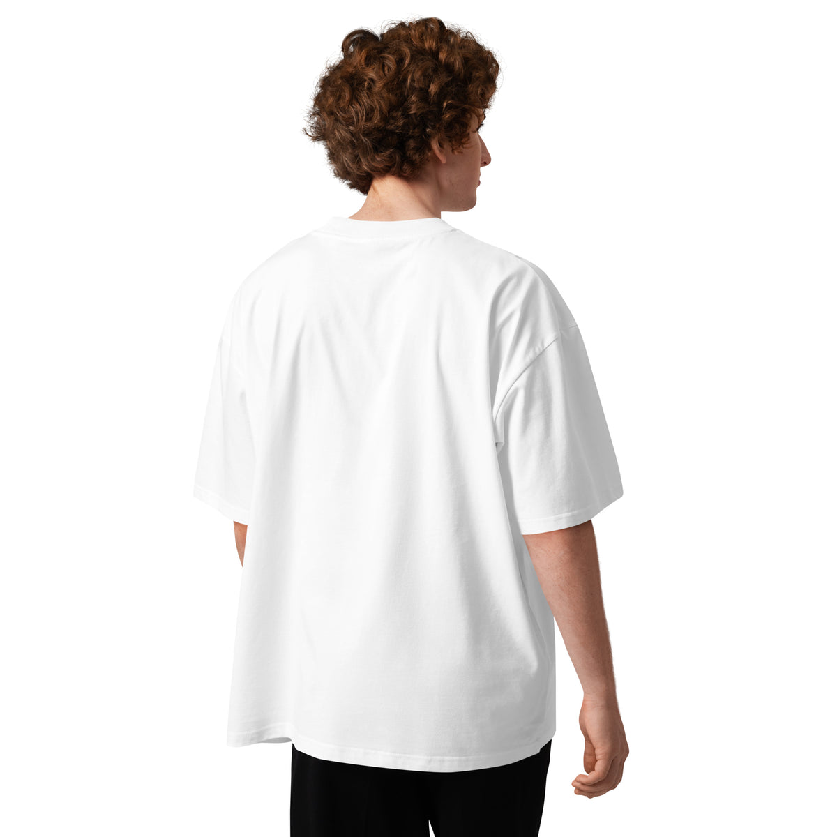 T-shirt Oversize con Stampa Mappa e Bandiera del Kurdistan | Cotone Biologico – Stampa frontale