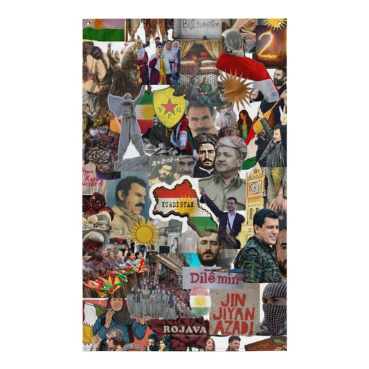 Kurdistan History Flag | Kurdish Identity Wall Flag - Kurdish Identity Product | MarsoniPrint