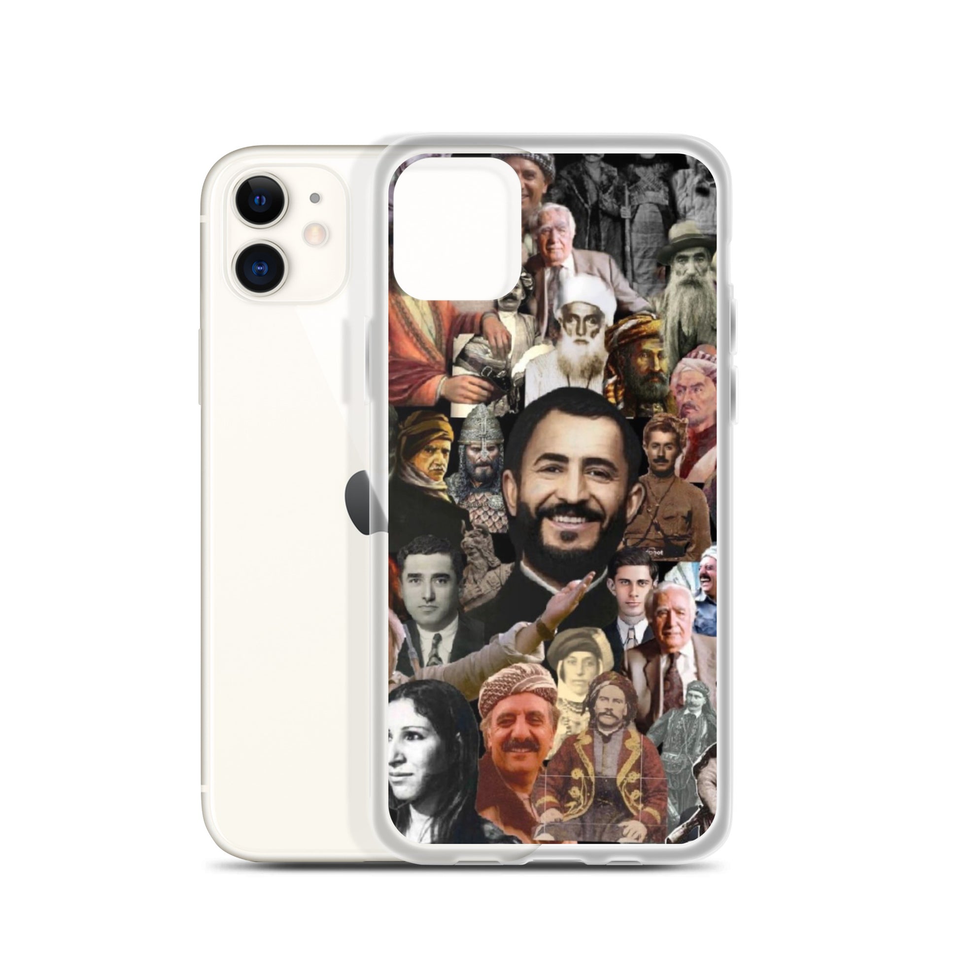 Kurdistan Leaders Clear iPhone Case | Em ji bîr nekin - Kurdish Identity Phone Case | MarsoniPrint