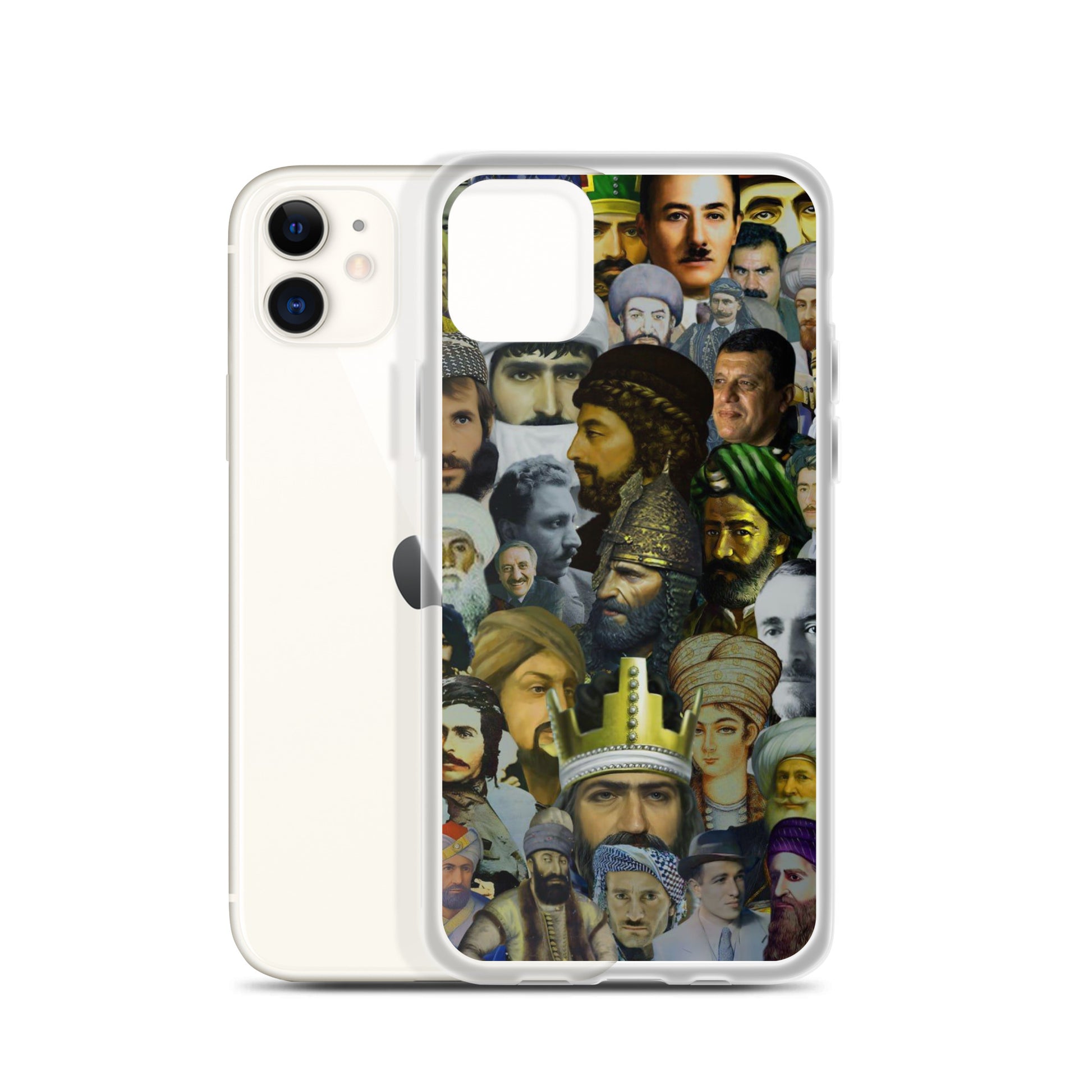 Kurdistan Clear iPhone Case | Em ê ji bîr nekin Kurdish Design - Kurdish Identity Phone Case | MarsoniPrint