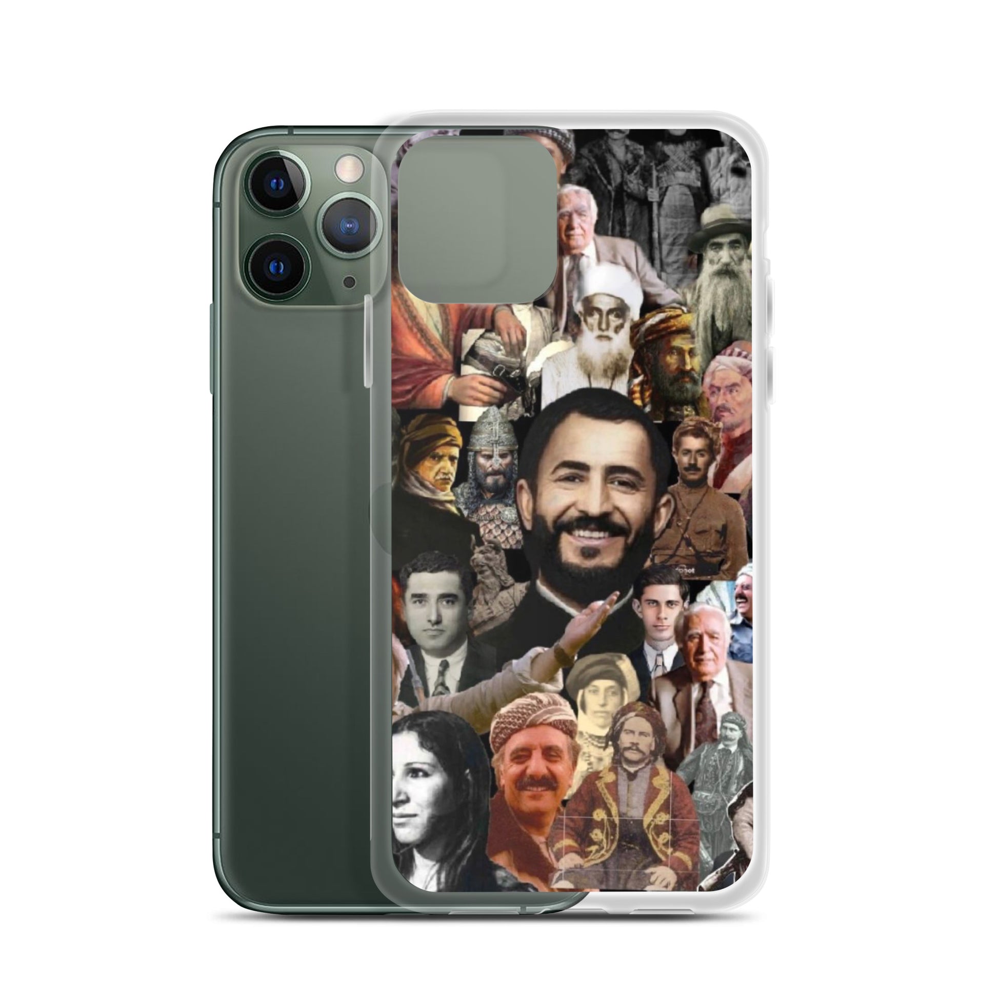 Kurdistan Leaders Clear iPhone Case | Em ji bîr nekin - Kurdish Identity Phone Case | MarsoniPrint