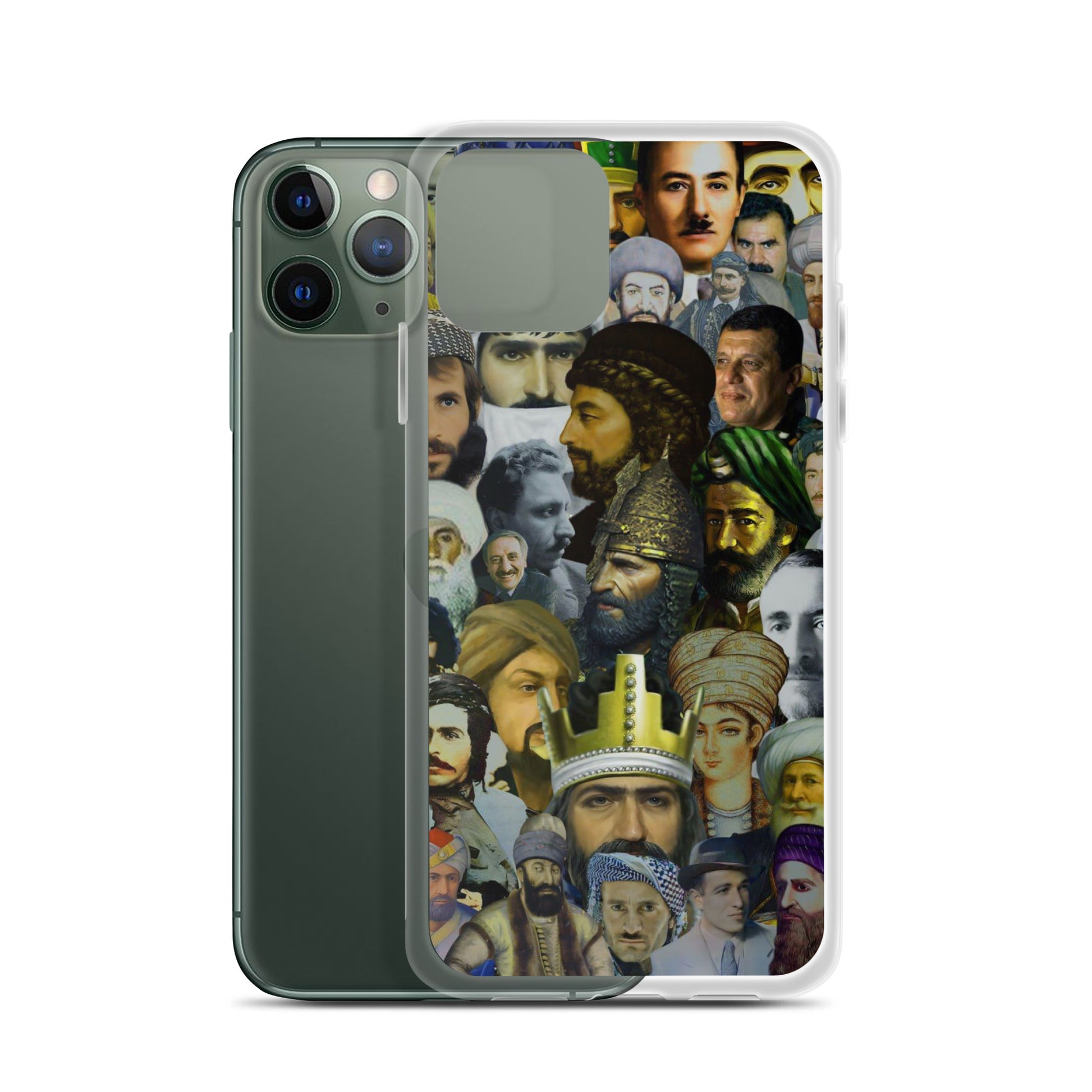 Kurdistan Clear iPhone Case | Em ê ji bîr nekin Kurdish Design - Kurdish Identity Phone Case | MarsoniPrint