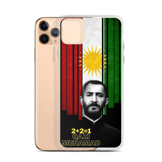 Qazi Muhamad Clear iPhone Case | Kurdish Leader Phone Case - Kurdish Identity Phone Case | MarsoniPrint
