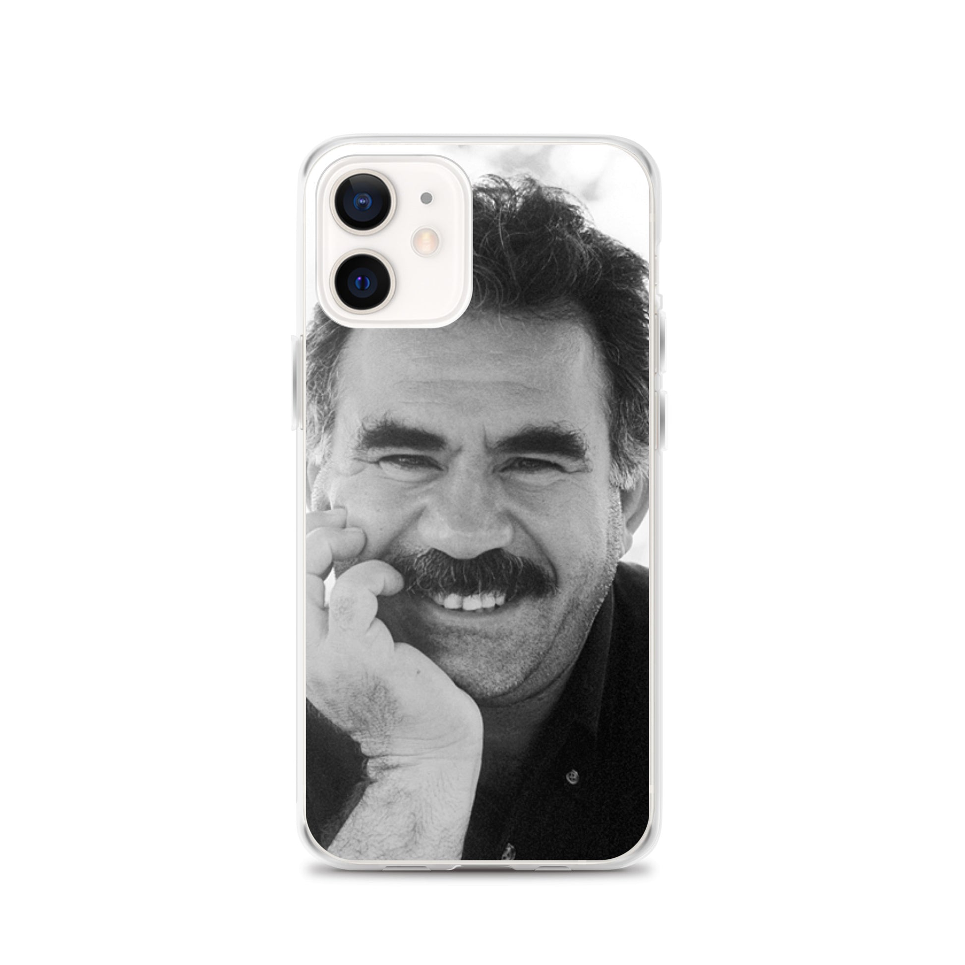 Brez Abdullah Ocalan Clear iPhone Case | Kurdish Phone Case - Kurdish Identity Phone Case | MarsoniPrint