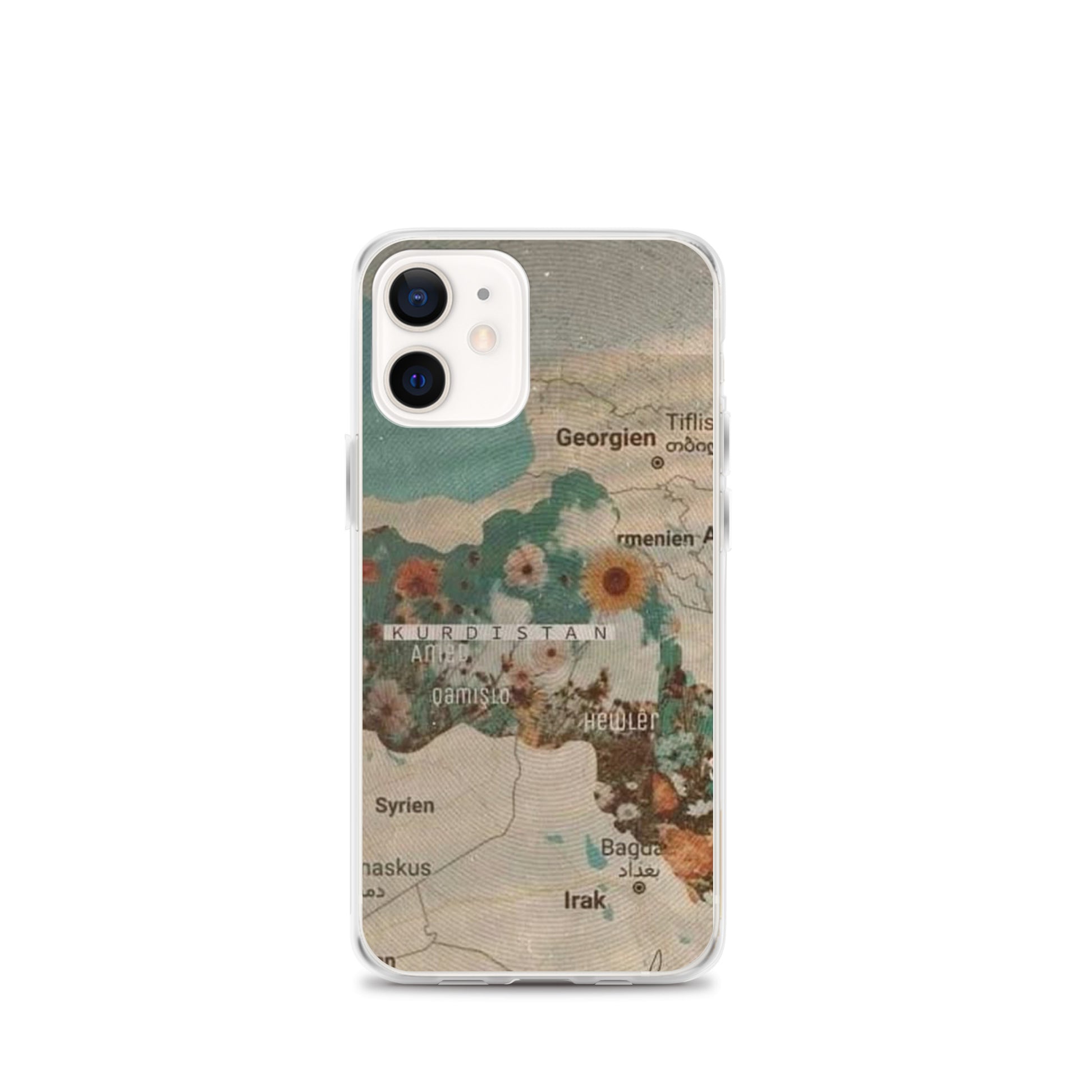 Kurdistan Map Clear iPhone Case | Kurdish Identity Phone Case - Kurdish Identity Phone Case | MarsoniPrint