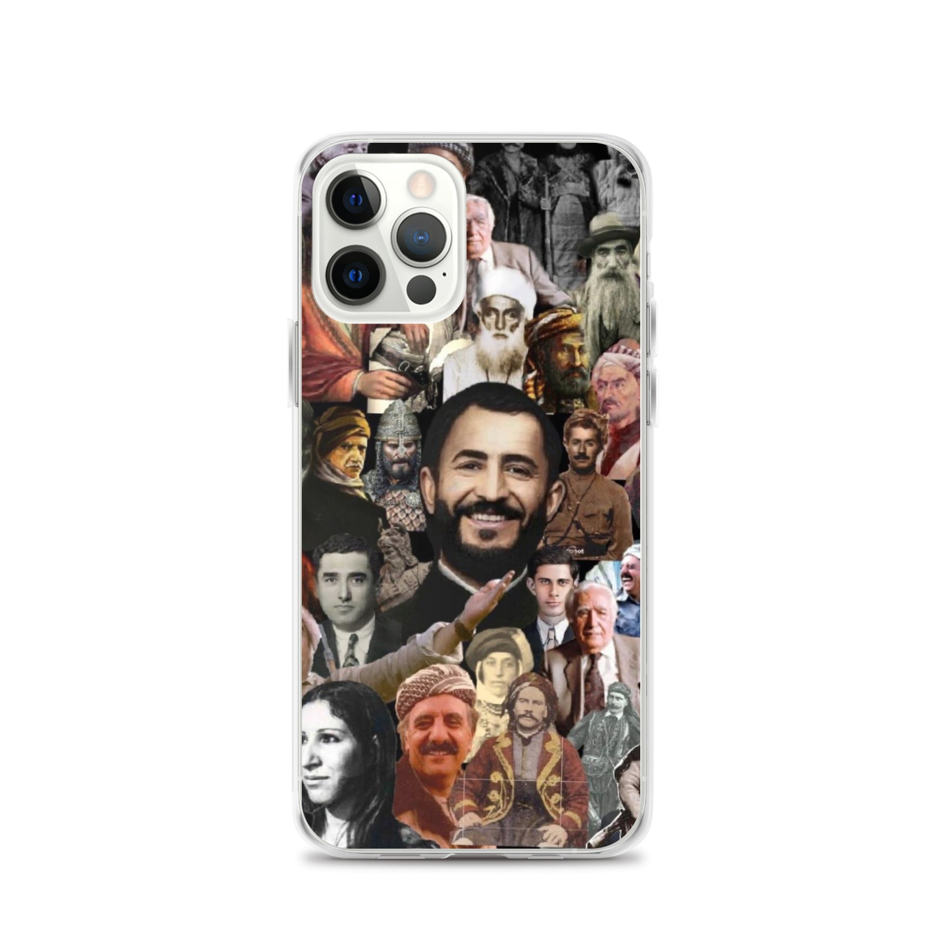 Kurdistan Leaders Clear iPhone Case | Em ji bîr nekin - Kurdish Identity Phone Case | MarsoniPrint