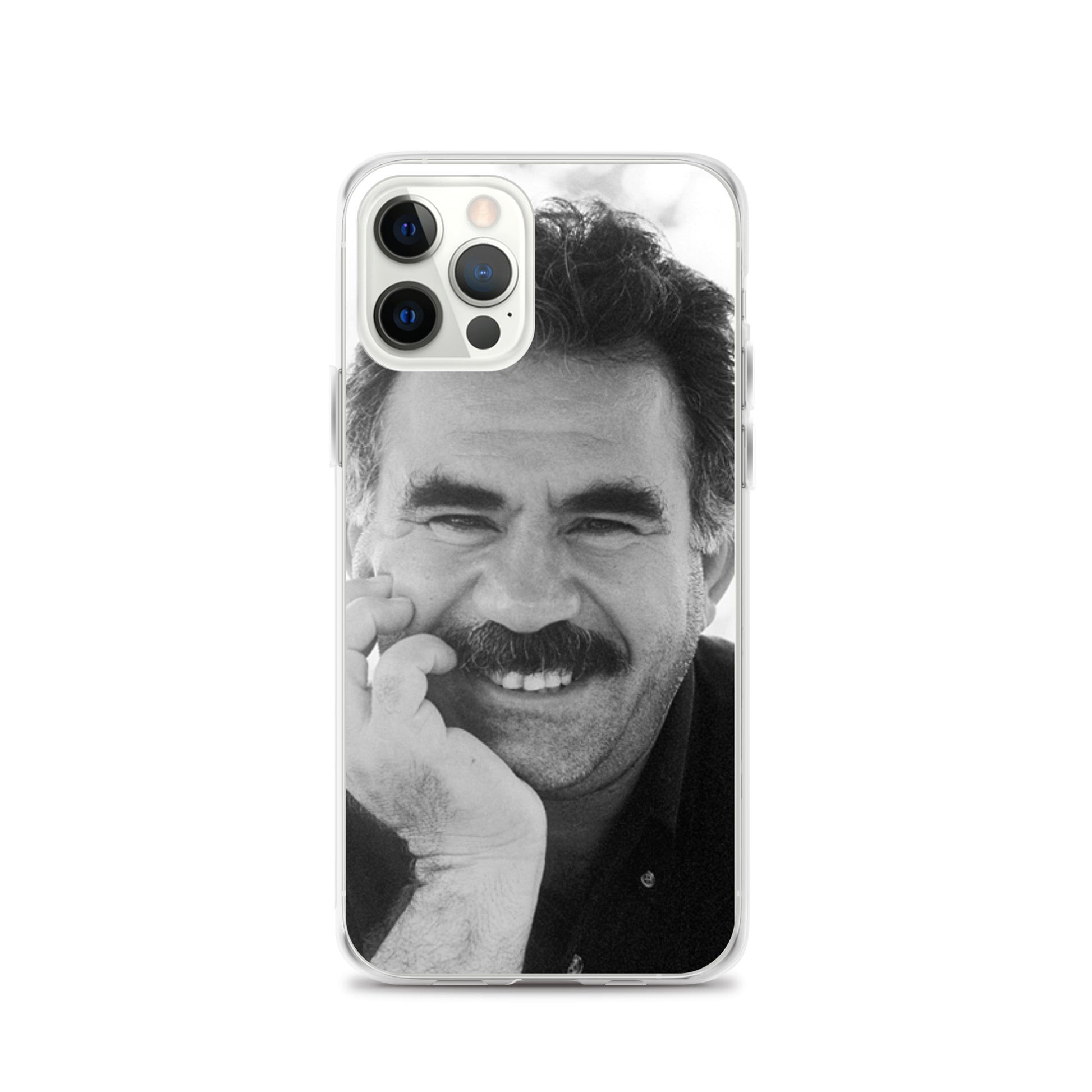 Brez Abdullah Ocalan Clear iPhone Case | Kurdish Phone Case - Kurdish Identity Phone Case | MarsoniPrint