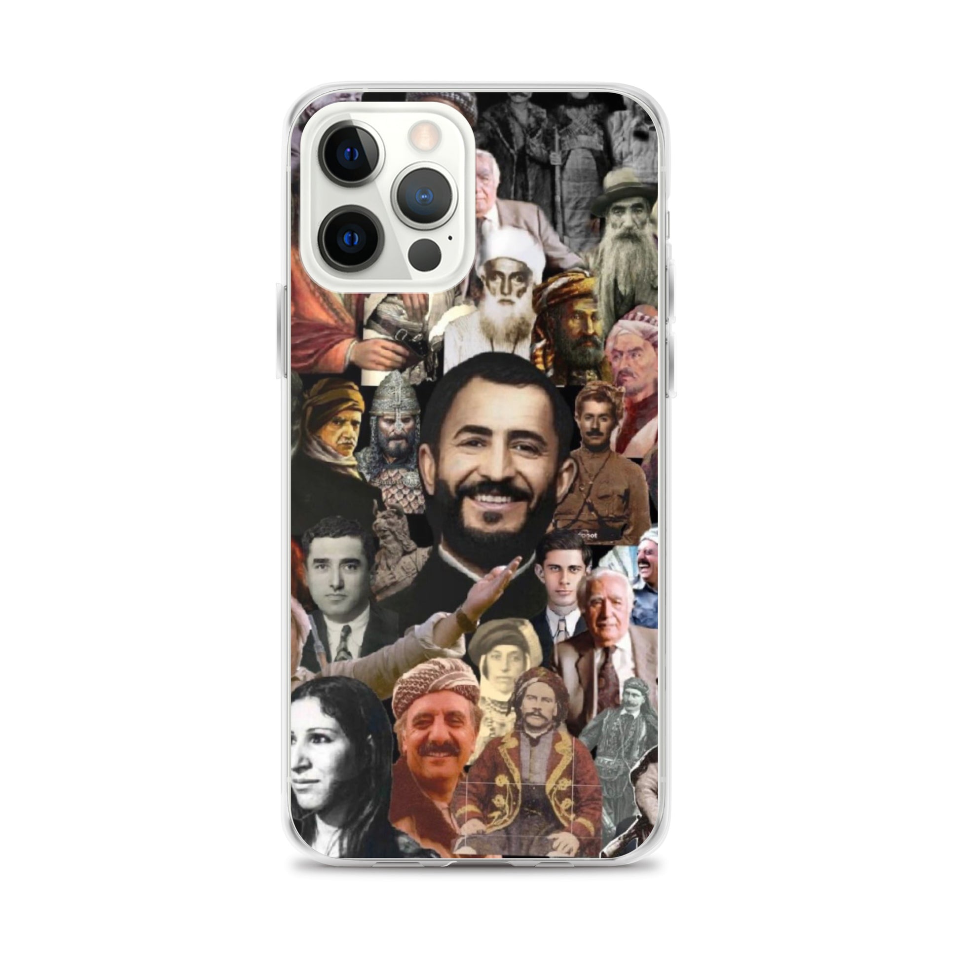 Kurdistan Leaders Clear iPhone Case | Em ji bîr nekin - Kurdish Identity Phone Case | MarsoniPrint