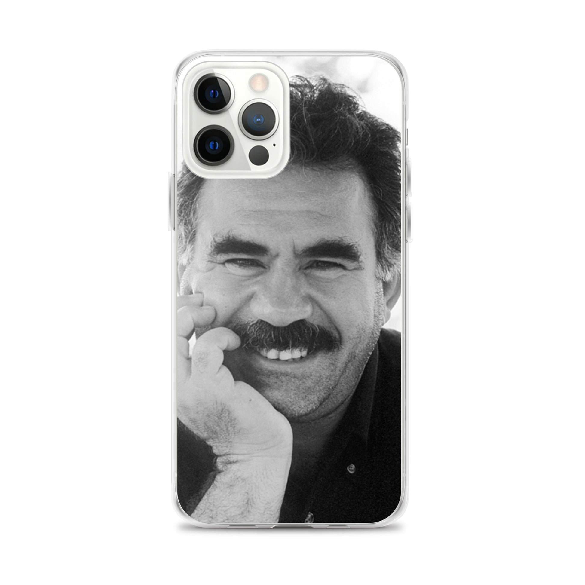 Brez Abdullah Ocalan Clear iPhone Case | Kurdish Phone Case - Kurdish Identity Phone Case | MarsoniPrint