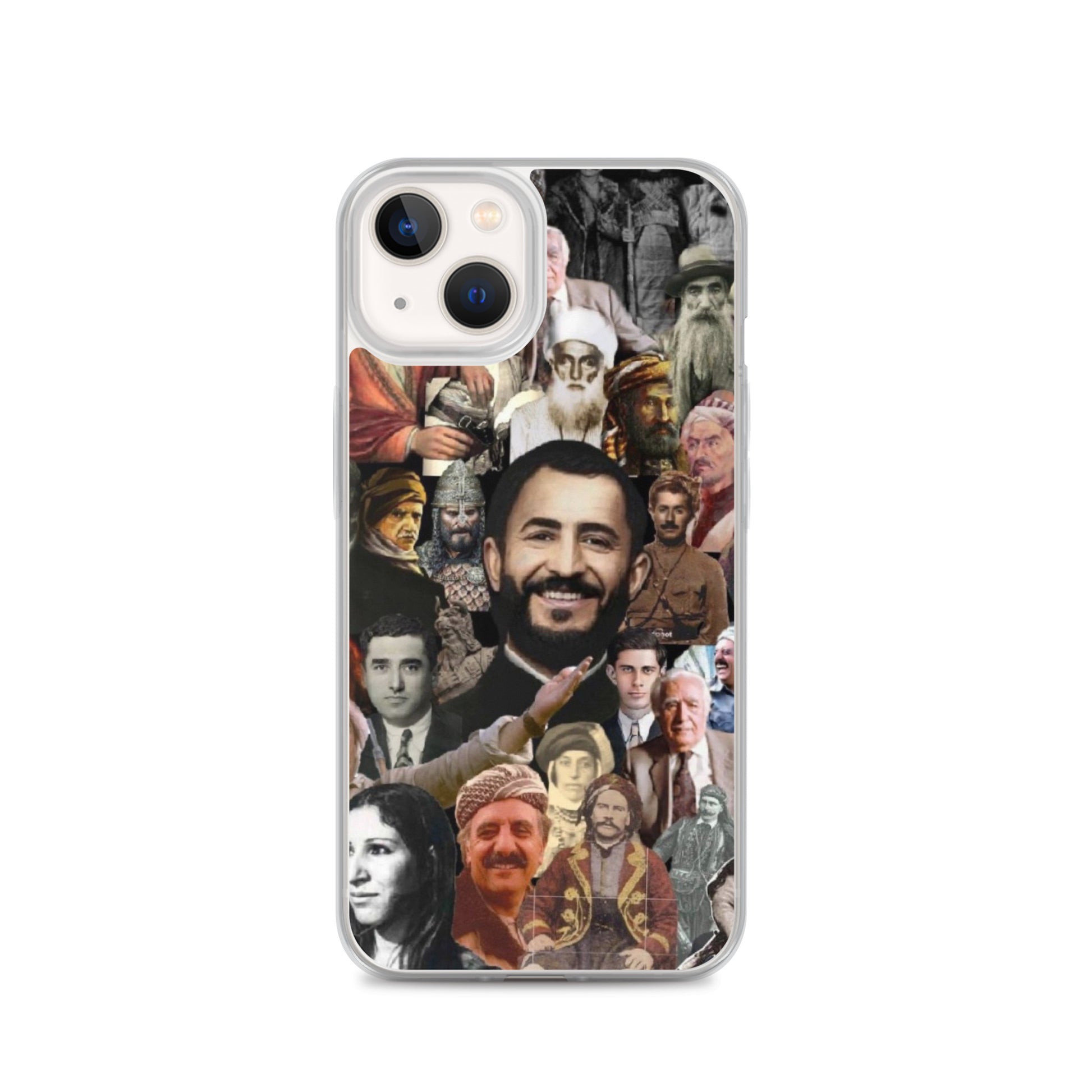 Kurdistan Leaders Clear iPhone Case | Em ji bîr nekin - Kurdish Identity Phone Case | MarsoniPrint