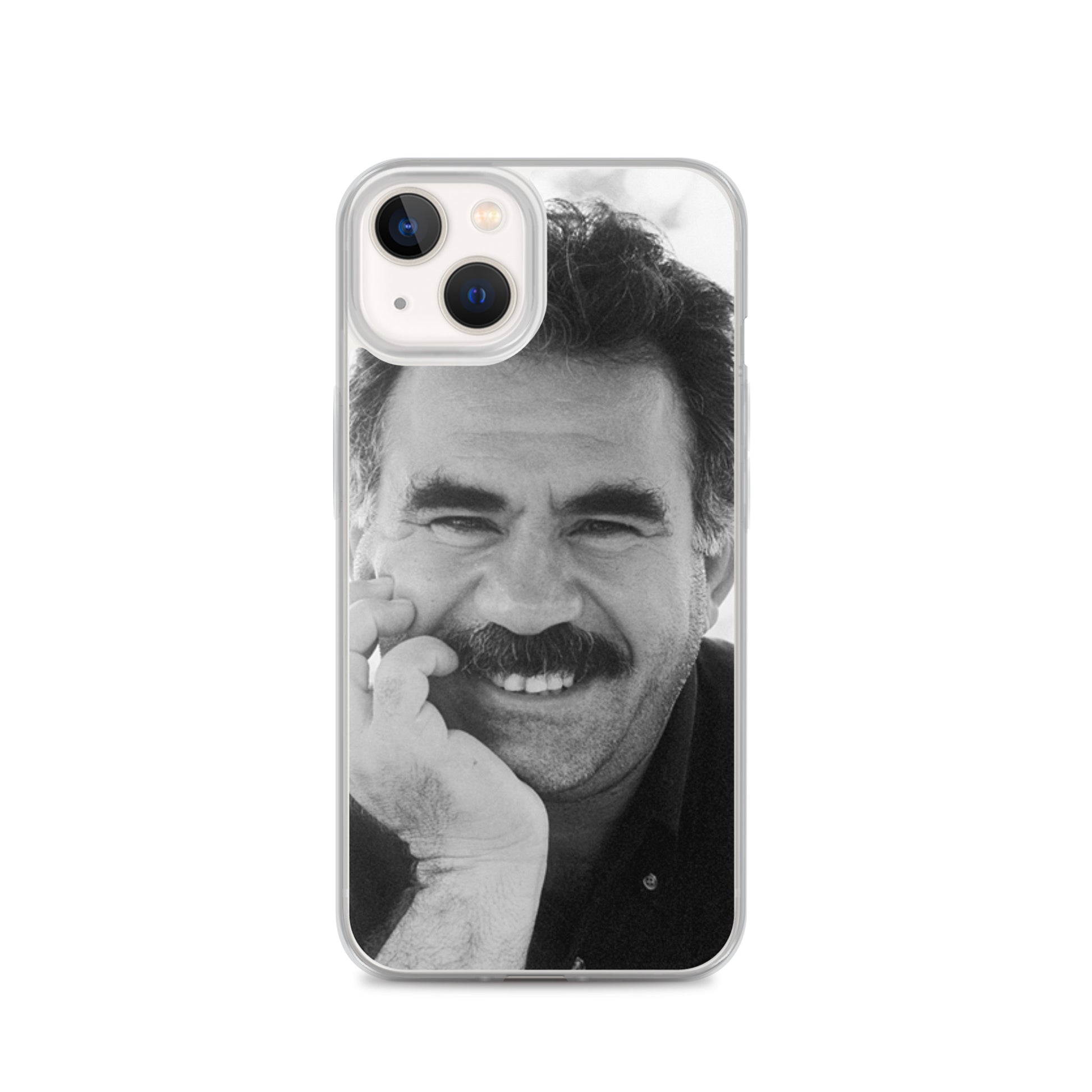 Brez Abdullah Ocalan Clear iPhone Case | Kurdish Phone Case - Kurdish Identity Phone Case | MarsoniPrint
