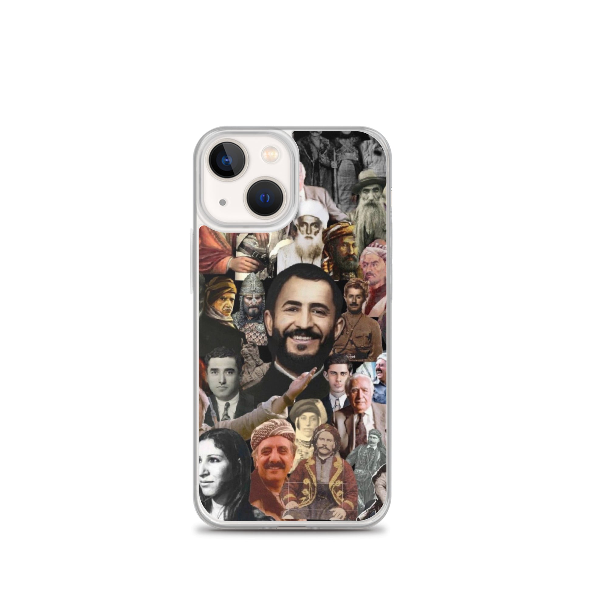 Kurdistan Leaders Clear iPhone Case | Em ji bîr nekin - Kurdish Identity Phone Case | MarsoniPrint