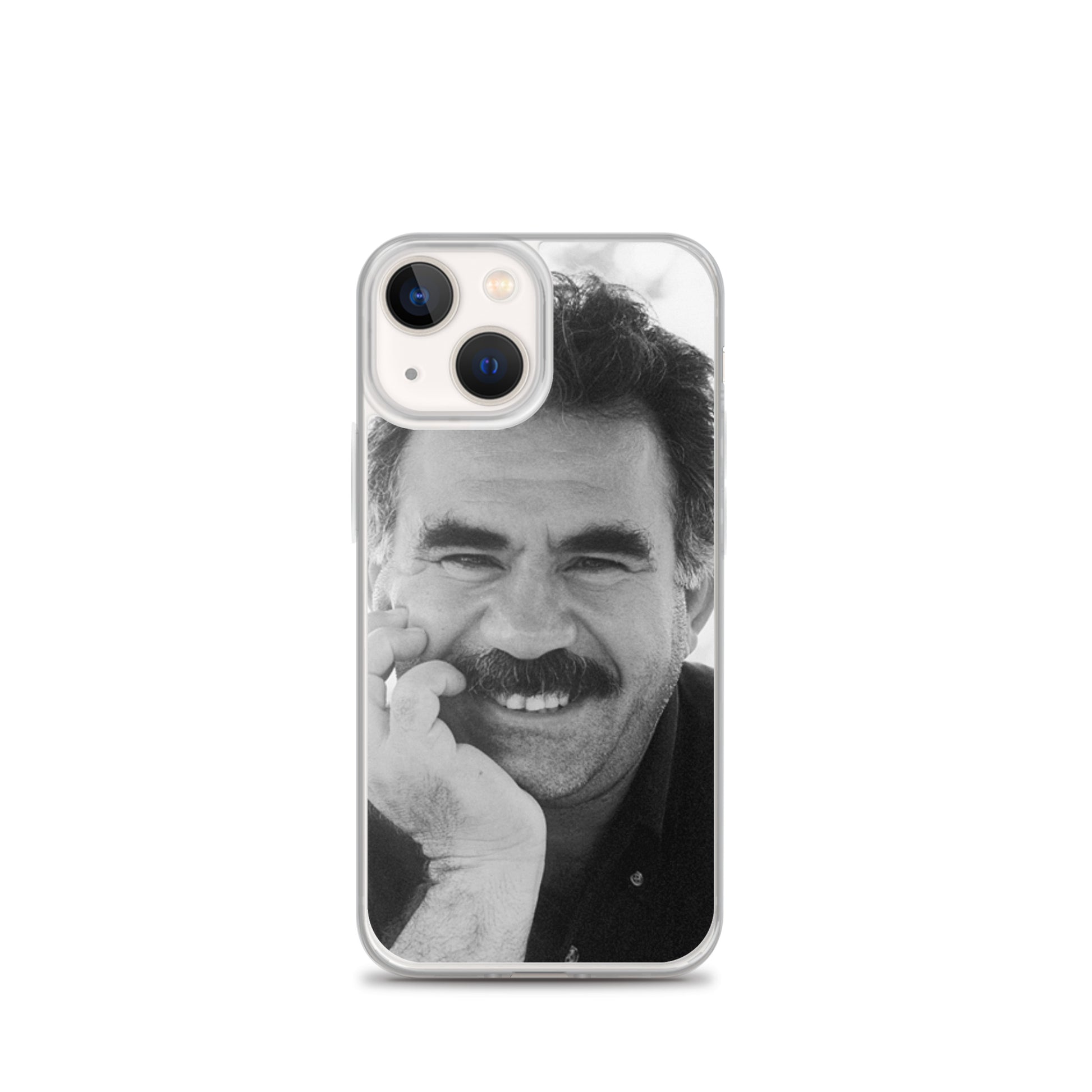 Brez Abdullah Ocalan Clear iPhone Case | Kurdish Phone Case - Kurdish Identity Phone Case | MarsoniPrint