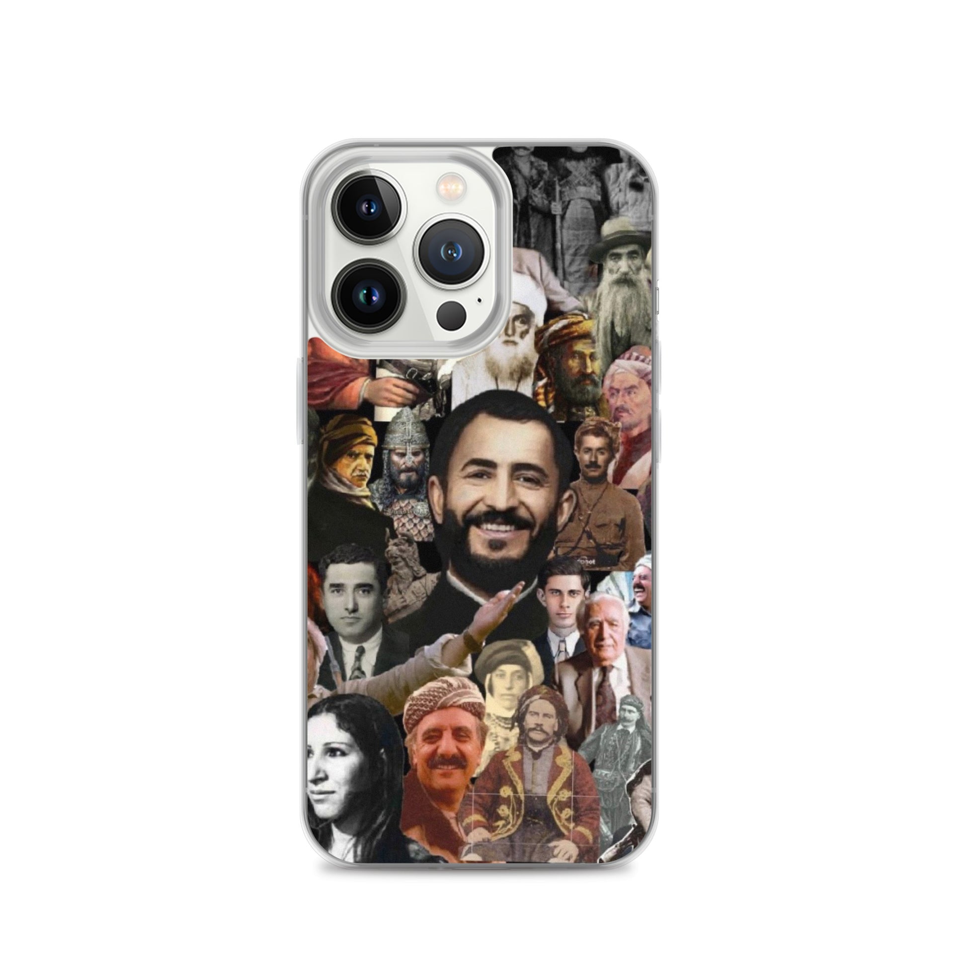 Kurdistan Leaders Clear iPhone Case | Em ji bîr nekin - Kurdish Identity Phone Case | MarsoniPrint