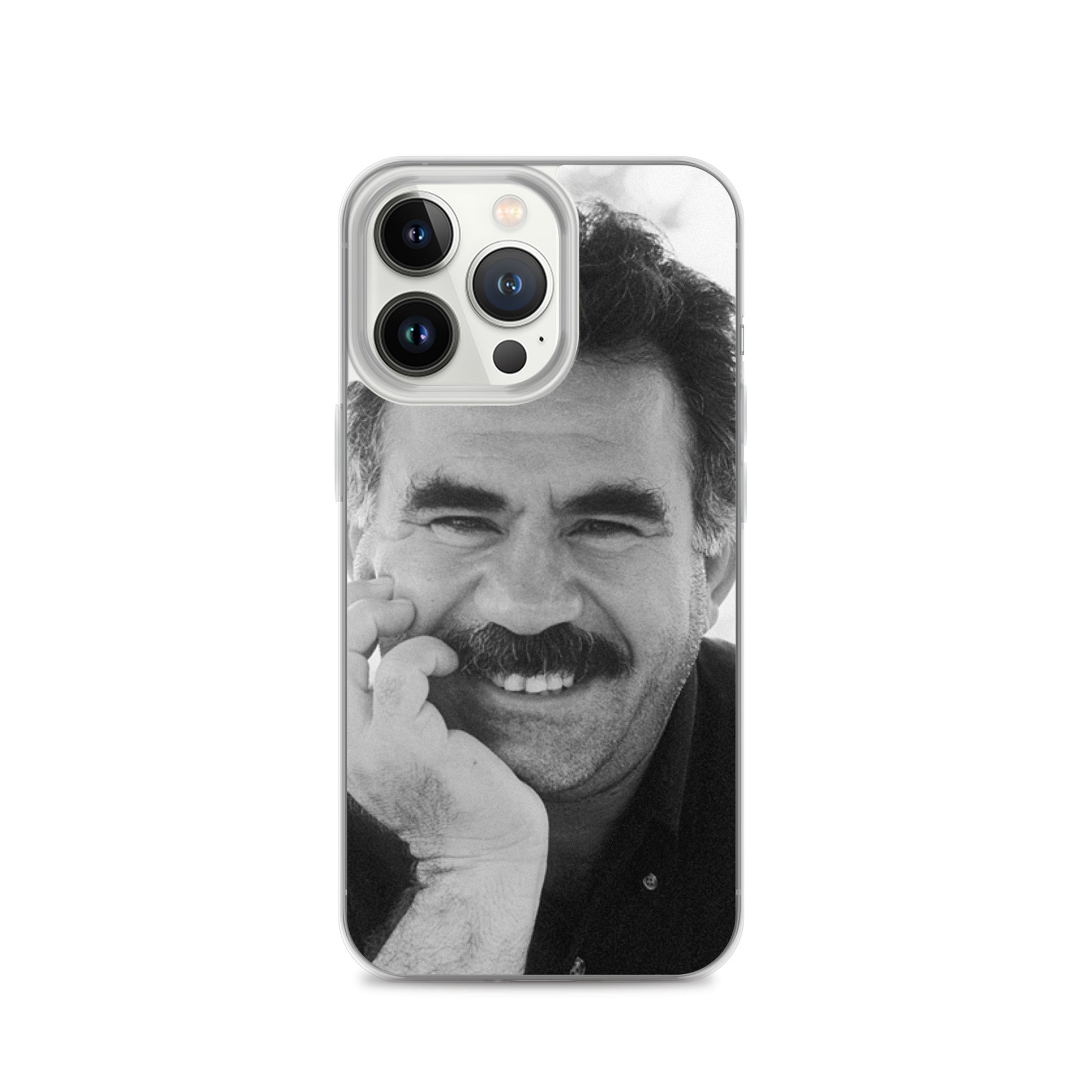 Brez Abdullah Ocalan Clear iPhone Case | Kurdish Phone Case - Kurdish Identity Phone Case | MarsoniPrint
