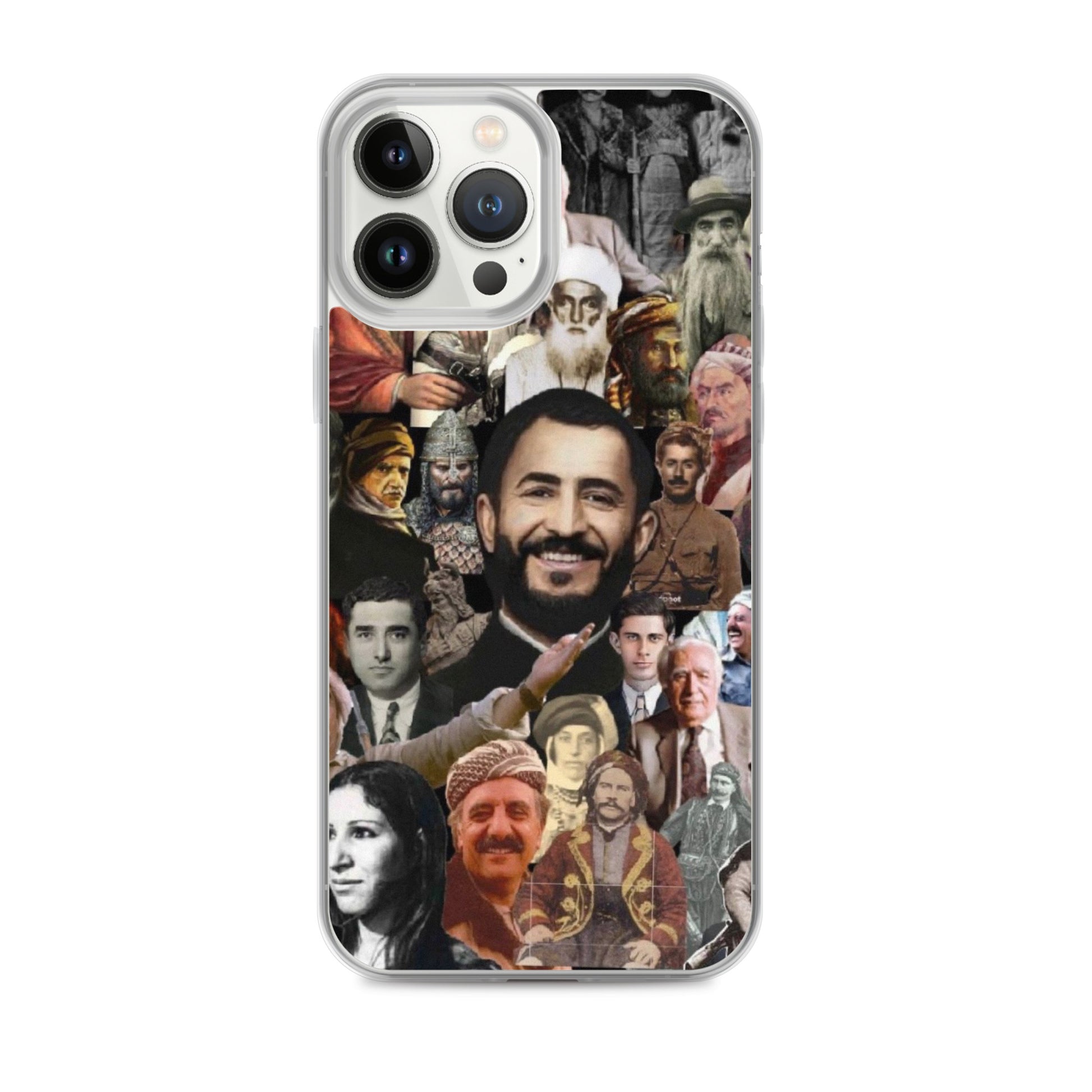 Kurdistan Leaders Clear iPhone Case | Em ji bîr nekin - Kurdish Identity Phone Case | MarsoniPrint