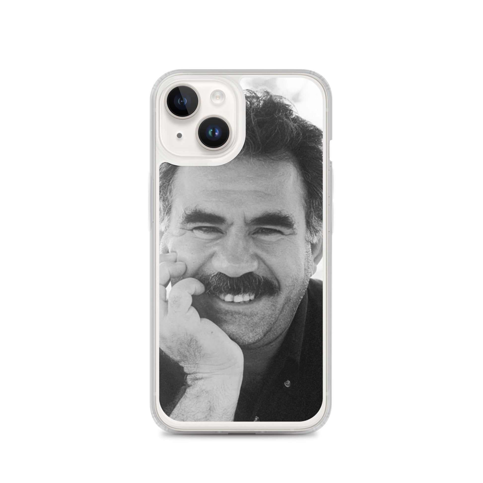 Brez Abdullah Ocalan Clear iPhone Case | Kurdish Phone Case - Kurdish Identity Phone Case | MarsoniPrint