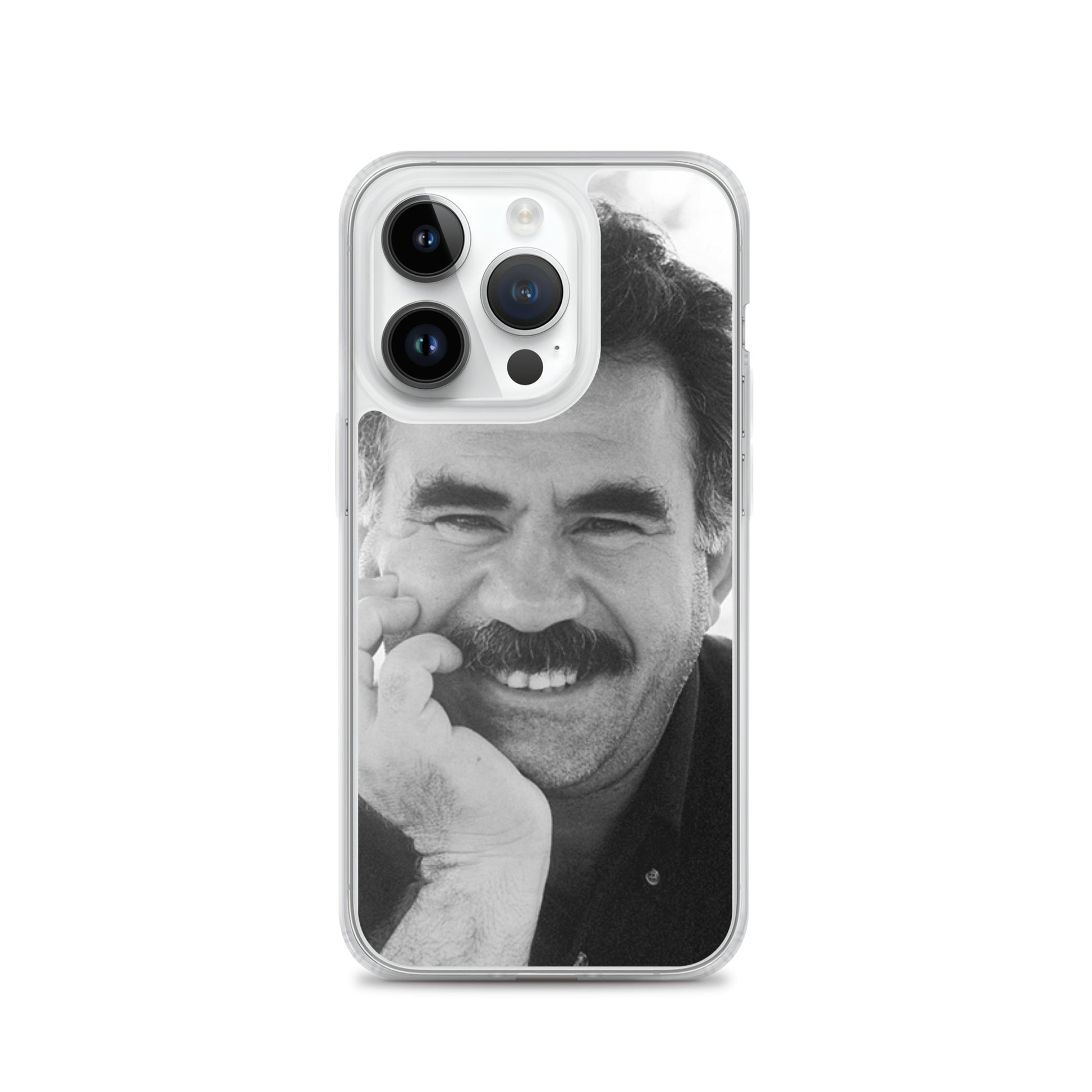 Brez Abdullah Ocalan Clear iPhone Case | Kurdish Phone Case - Kurdish Identity Phone Case | MarsoniPrint