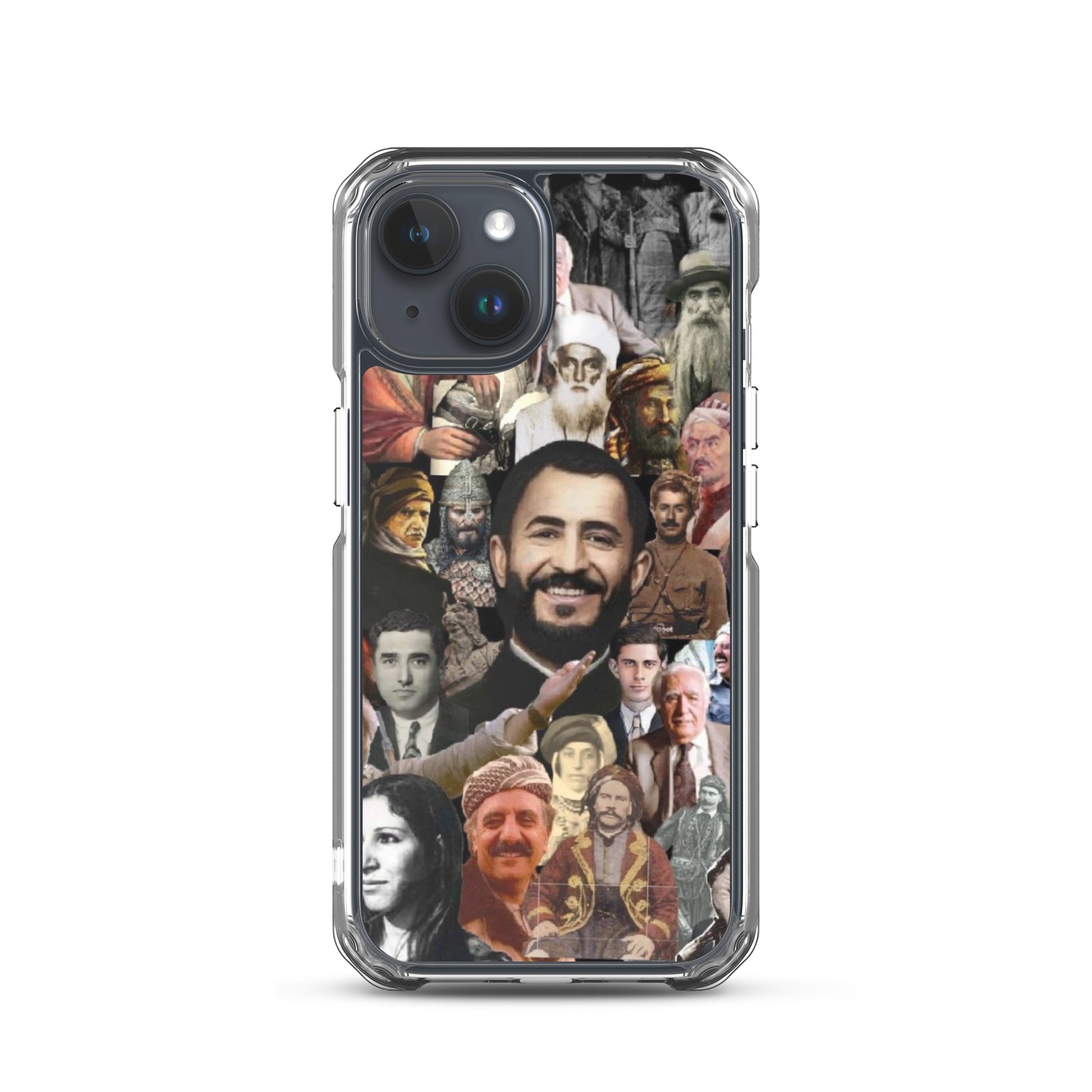 Kurdistan Leaders Clear iPhone Case | Em ji bîr nekin - Kurdish Identity Phone Case | MarsoniPrint