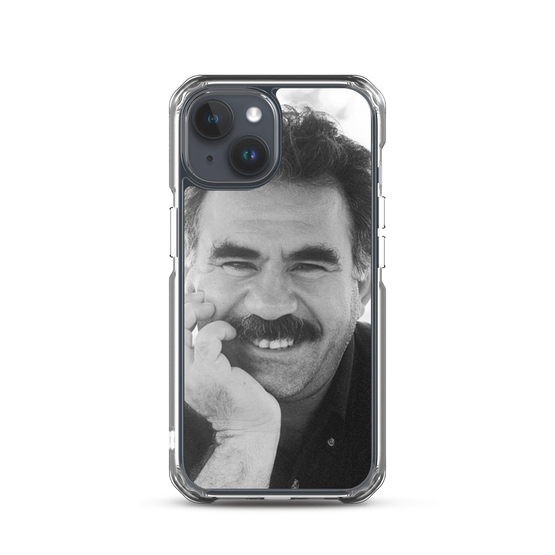 Brez Abdullah Ocalan Clear iPhone Case | Kurdish Phone Case - Kurdish Identity Phone Case | MarsoniPrint