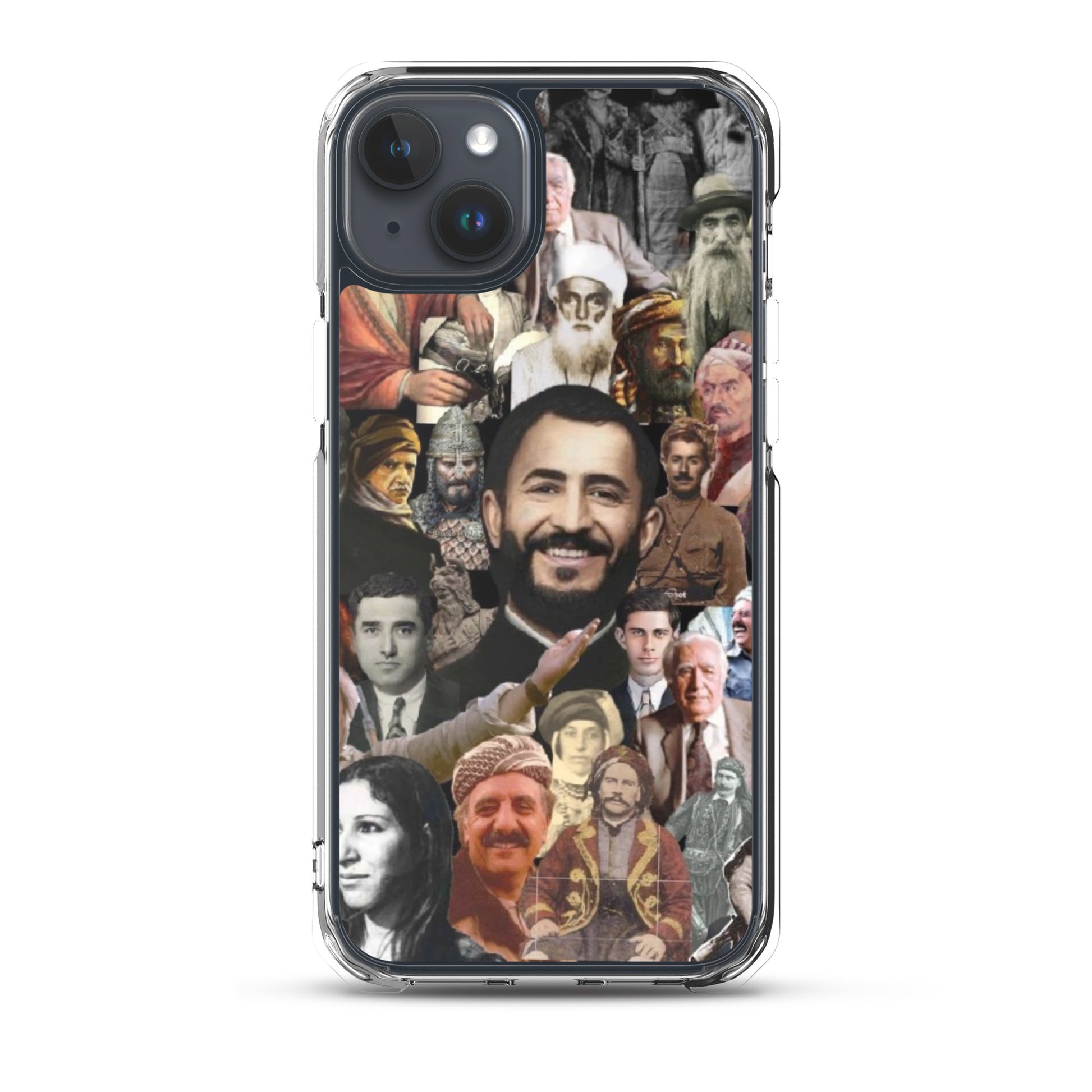 Kurdistan Leaders Clear iPhone Case | Em ji bîr nekin - Kurdish Identity Phone Case | MarsoniPrint