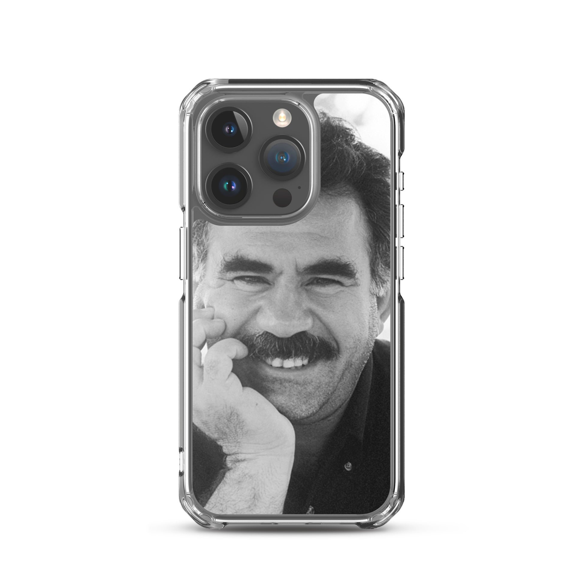 Brez Abdullah Ocalan Clear iPhone Case | Kurdish Phone Case - Kurdish Identity Phone Case | MarsoniPrint