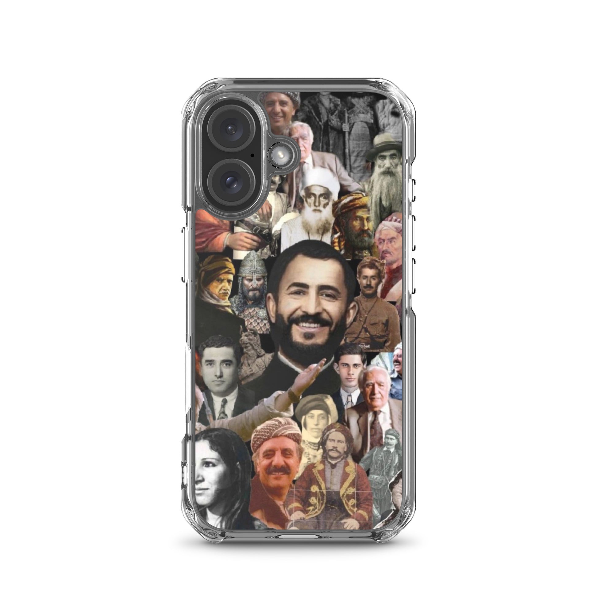 Kurdistan Leaders Clear iPhone Case | Em ji bîr nekin - Kurdish Identity Phone Case | MarsoniPrint