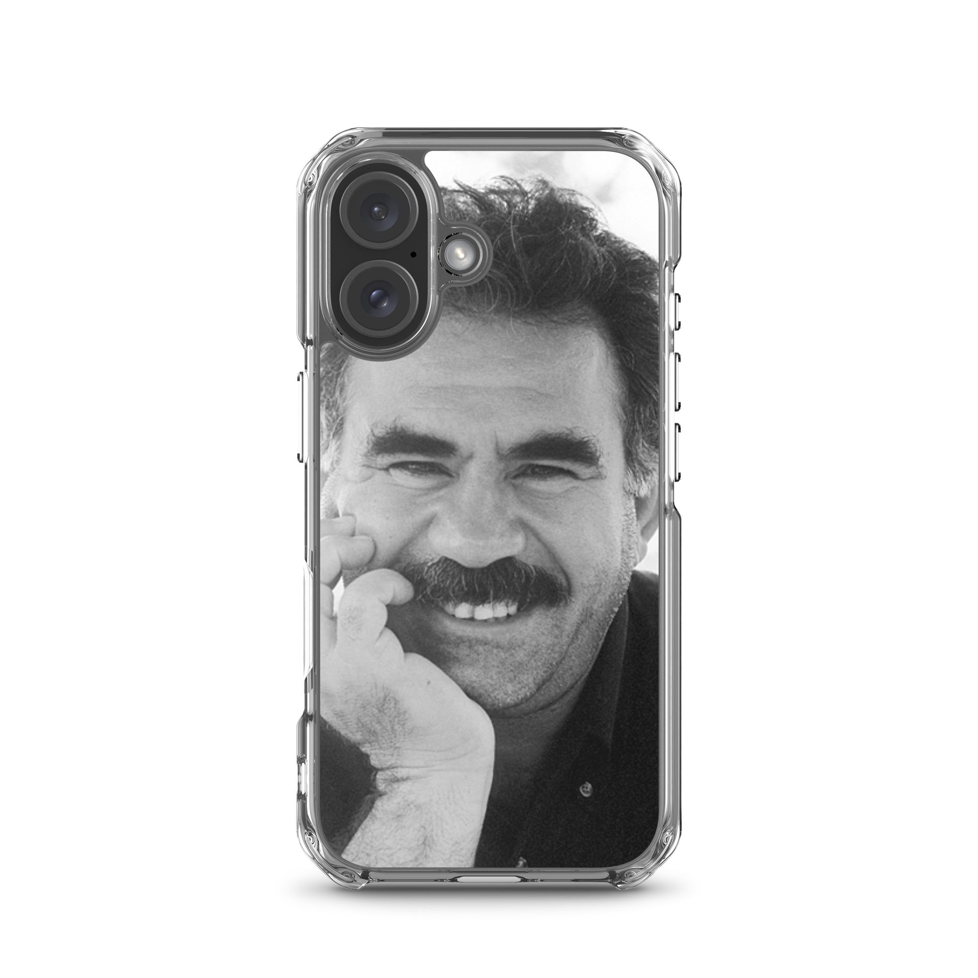 Brez Abdullah Ocalan Clear iPhone Case | Kurdish Phone Case - Kurdish Identity Phone Case | MarsoniPrint