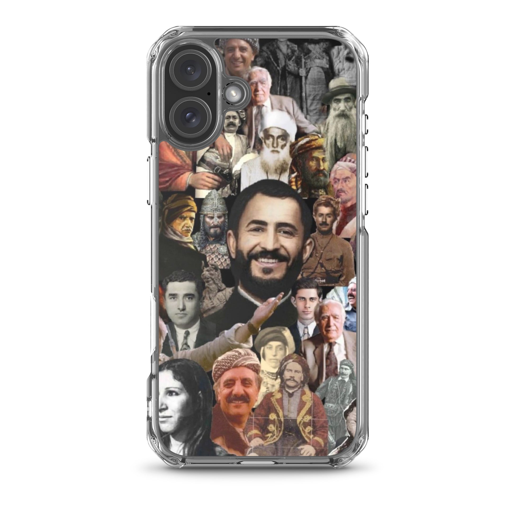 Kurdistan Leaders Clear iPhone Case | Em ji bîr nekin - Kurdish Identity Phone Case | MarsoniPrint