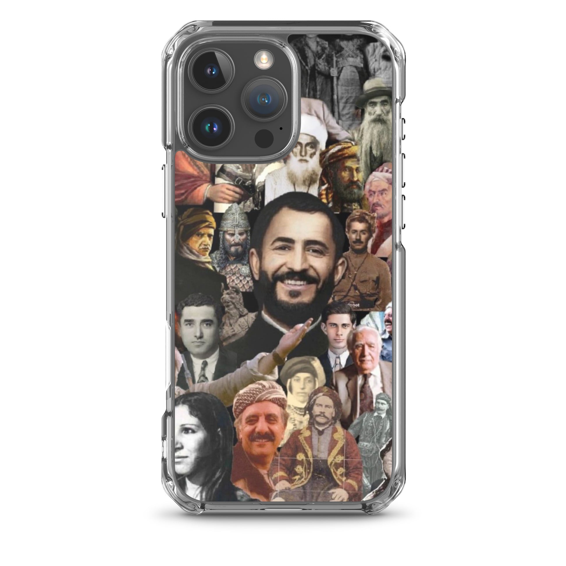 Kurdistan Leaders Clear iPhone Case | Em ji bîr nekin - Kurdish Identity Phone Case | MarsoniPrint