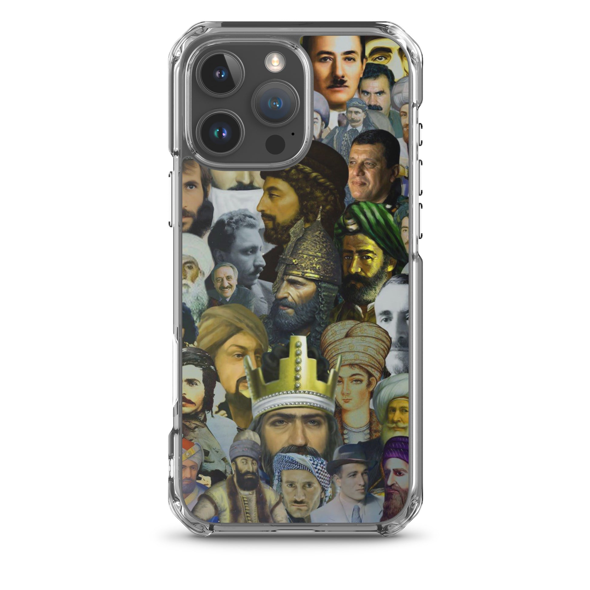 Kurdistan Clear iPhone Case | Em ê ji bîr nekin Kurdish Design - Kurdish Identity Phone Case | MarsoniPrint