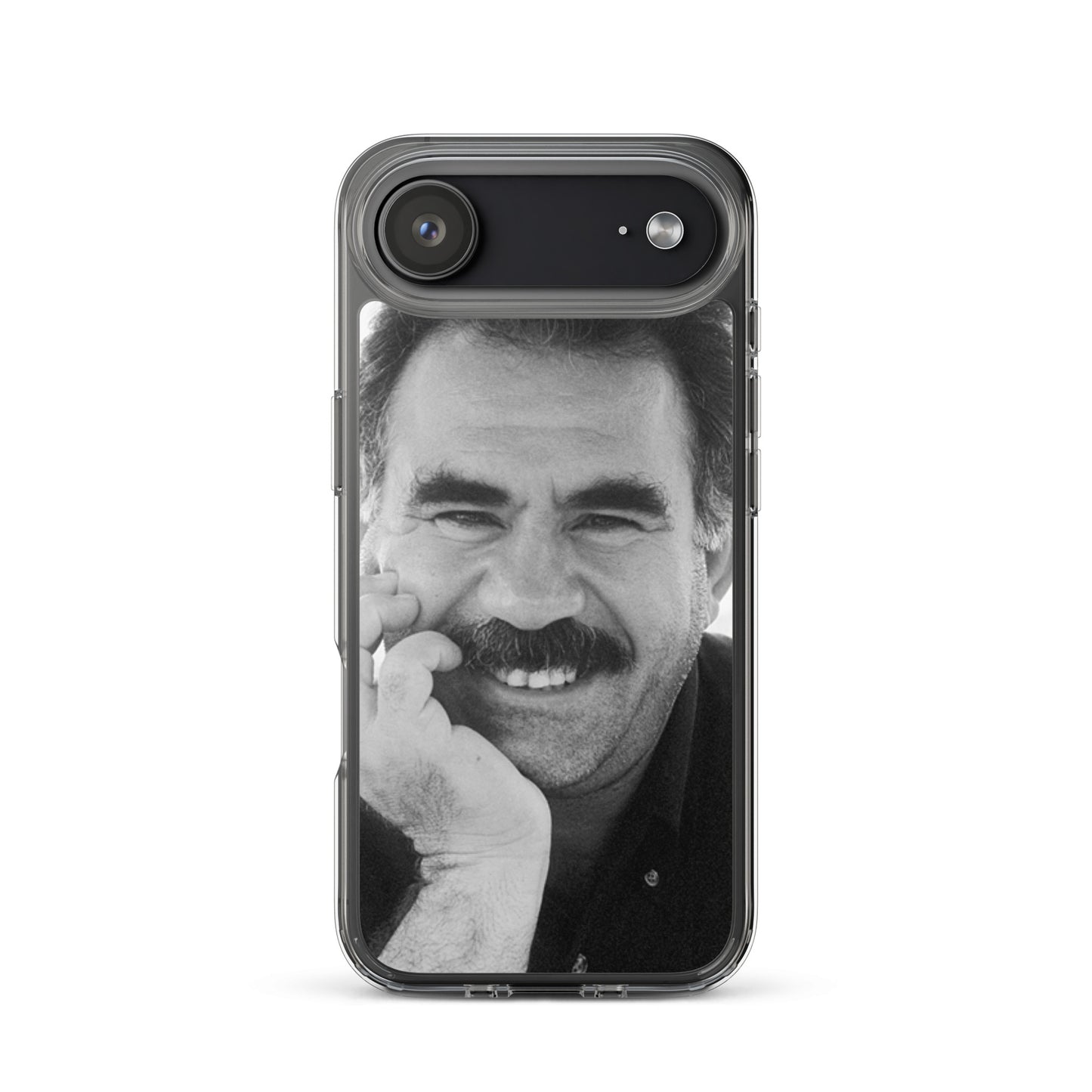 Brez Abdullah Ocalan Clear iPhone Case | Kurdish Phone Case - Kurdish Identity Phone Case | MarsoniPrint
