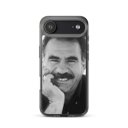 Brez Abdullah Ocalan Clear iPhone Case | Kurdish Phone Case - Kurdish Identity Phone Case | MarsoniPrint
