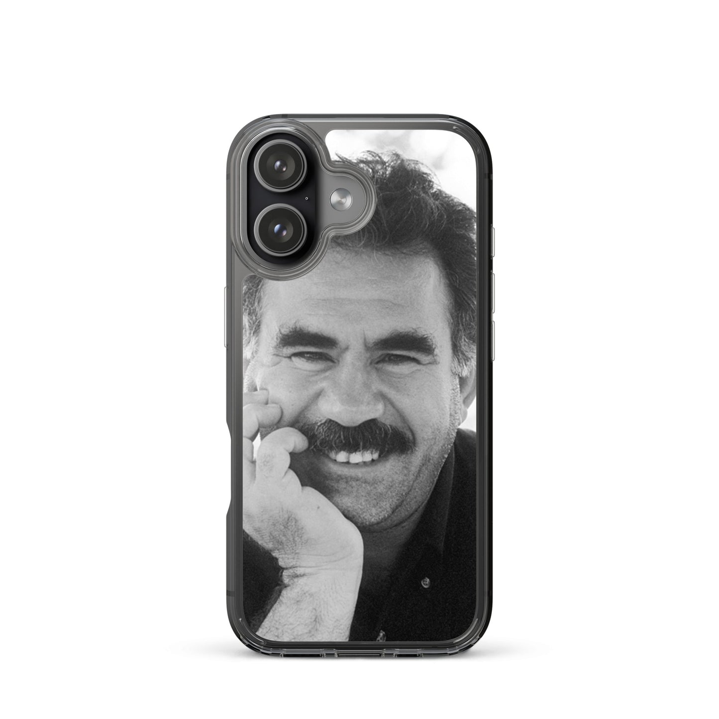 Brez Abdullah Ocalan Clear iPhone Case | Kurdish Phone Case - Kurdish Identity Phone Case | MarsoniPrint