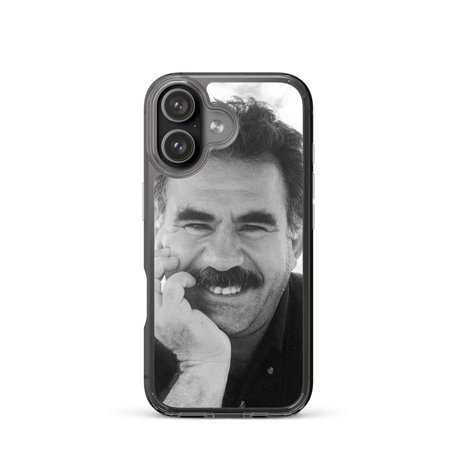 Brez Abdullah Ocalan Clear iPhone Case | Kurdish Phone Case - Kurdish Identity Phone Case | MarsoniPrint