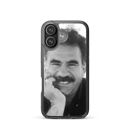 Brez Abdullah Ocalan Clear iPhone Case | Kurdish Phone Case - Kurdish Identity Phone Case | MarsoniPrint