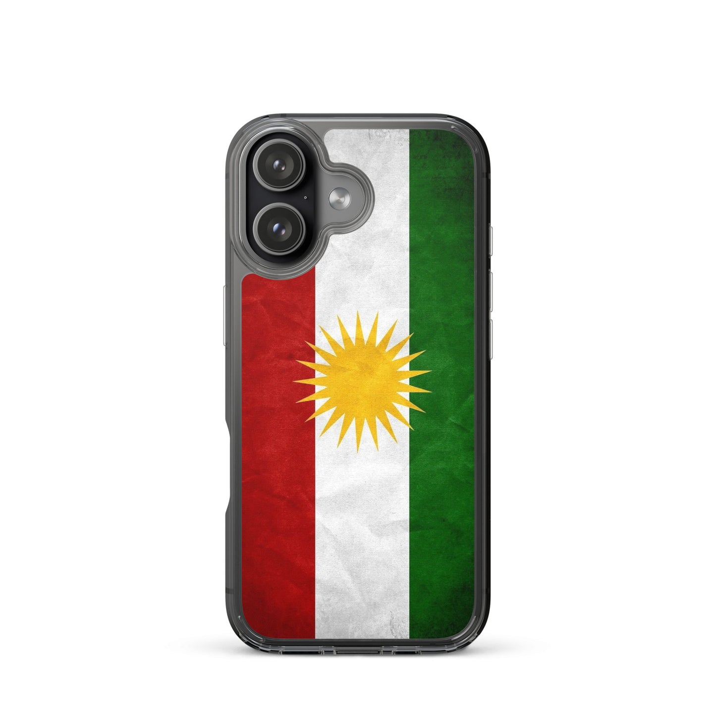 Kurdistan Flag Clear iPhone Case | Kurdish Pride Phone Case - Kurdish Identity Phone Case | MarsoniPrint