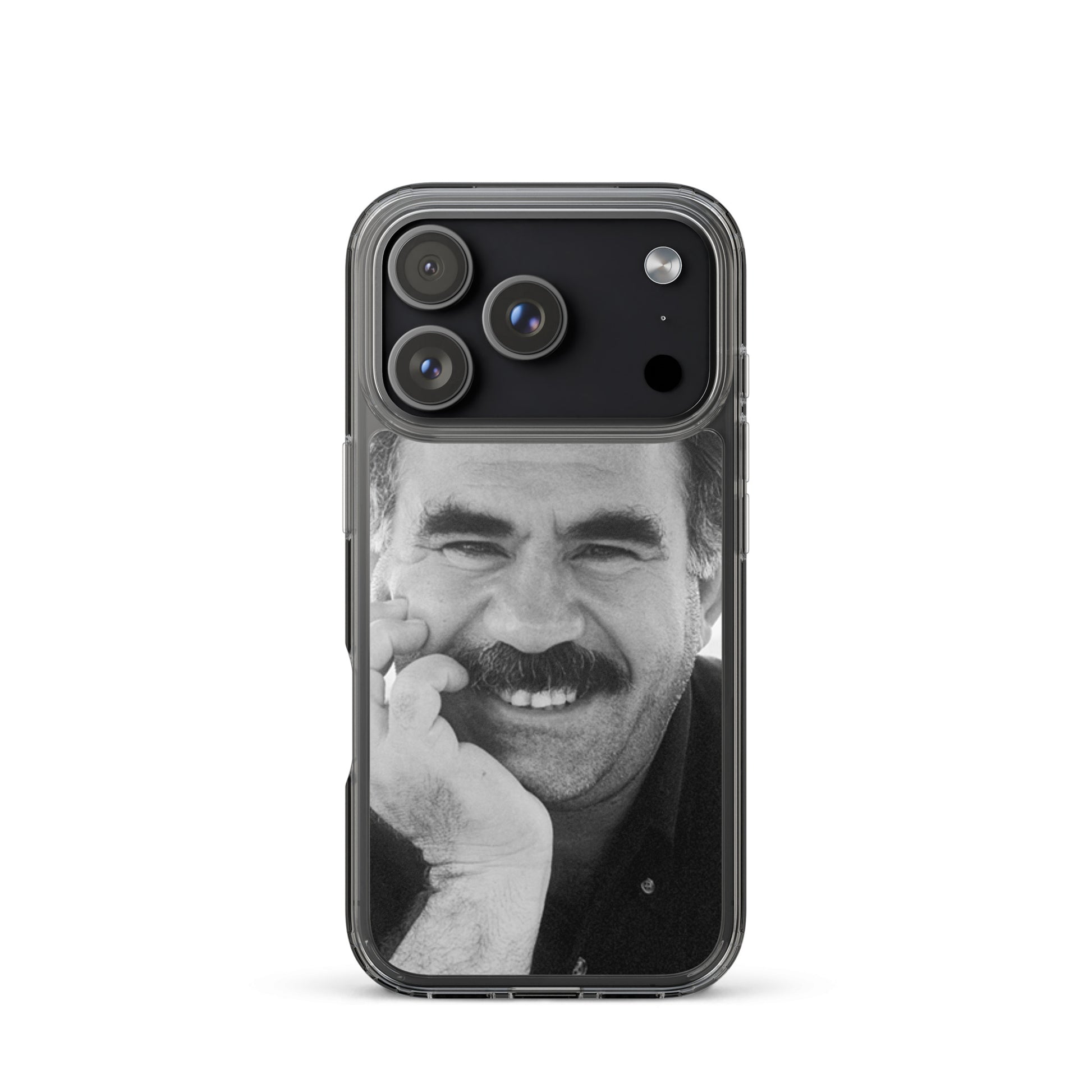 Brez Abdullah Ocalan Clear iPhone Case | Kurdish Phone Case - Kurdish Identity Phone Case | MarsoniPrint
