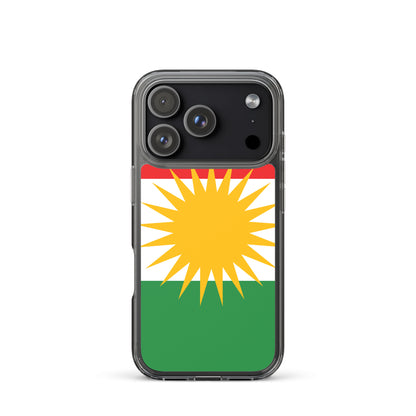 Kurdistan Flag Clear iPhone Case | Kurdish Pride Phone Case - Kurdish Identity Phone Case | MarsoniPrint