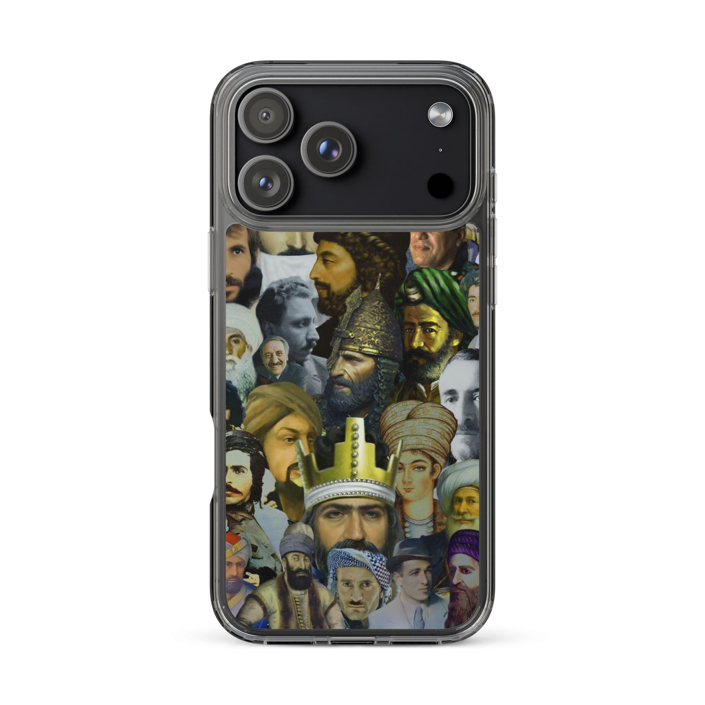 Kurdistan Clear iPhone Case | Em ê ji bîr nekin Kurdish Design - Kurdish Identity Phone Case | MarsoniPrint