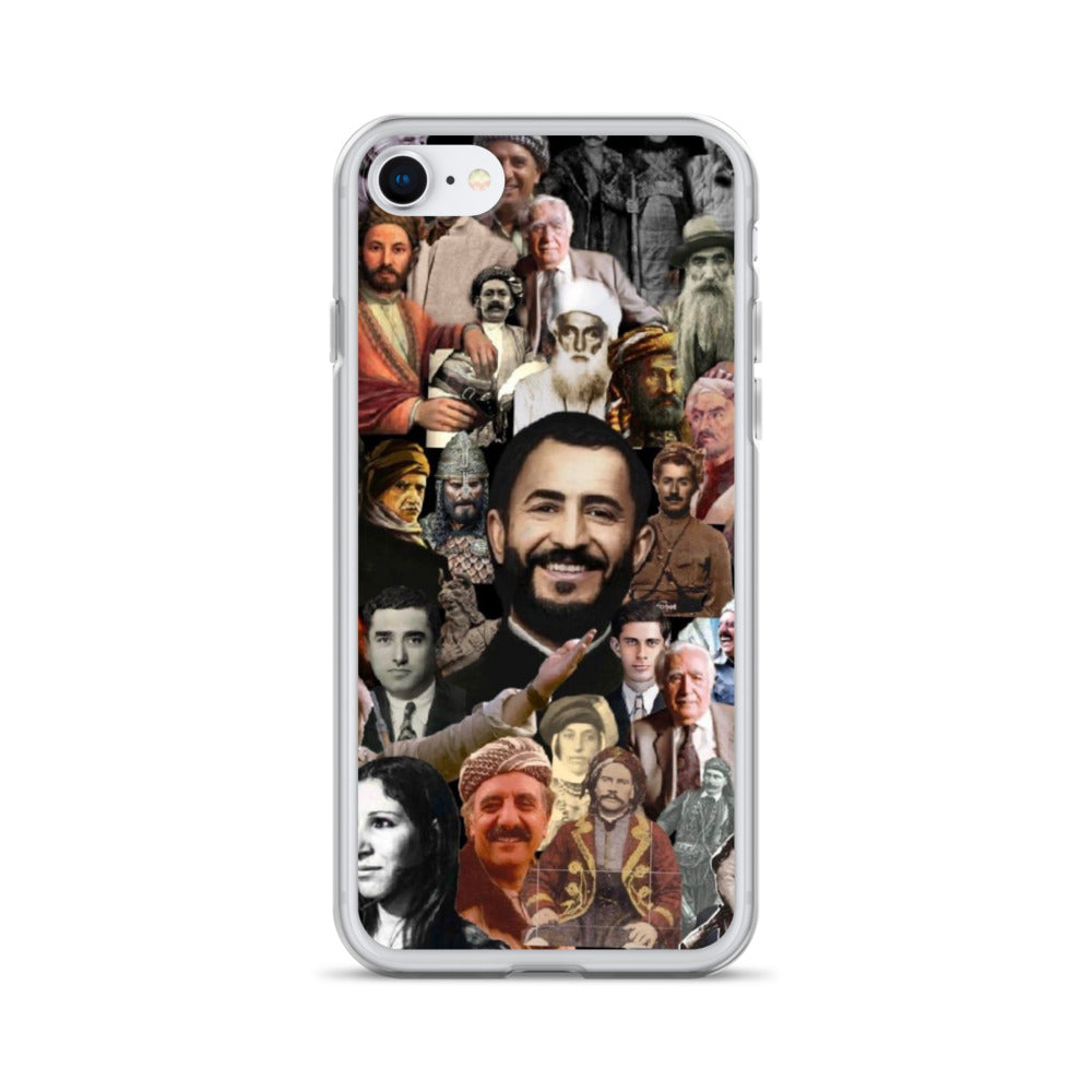 Kurdistan Leaders Clear iPhone Case | Em ji bîr nekin - Kurdish Identity Phone Case | MarsoniPrint