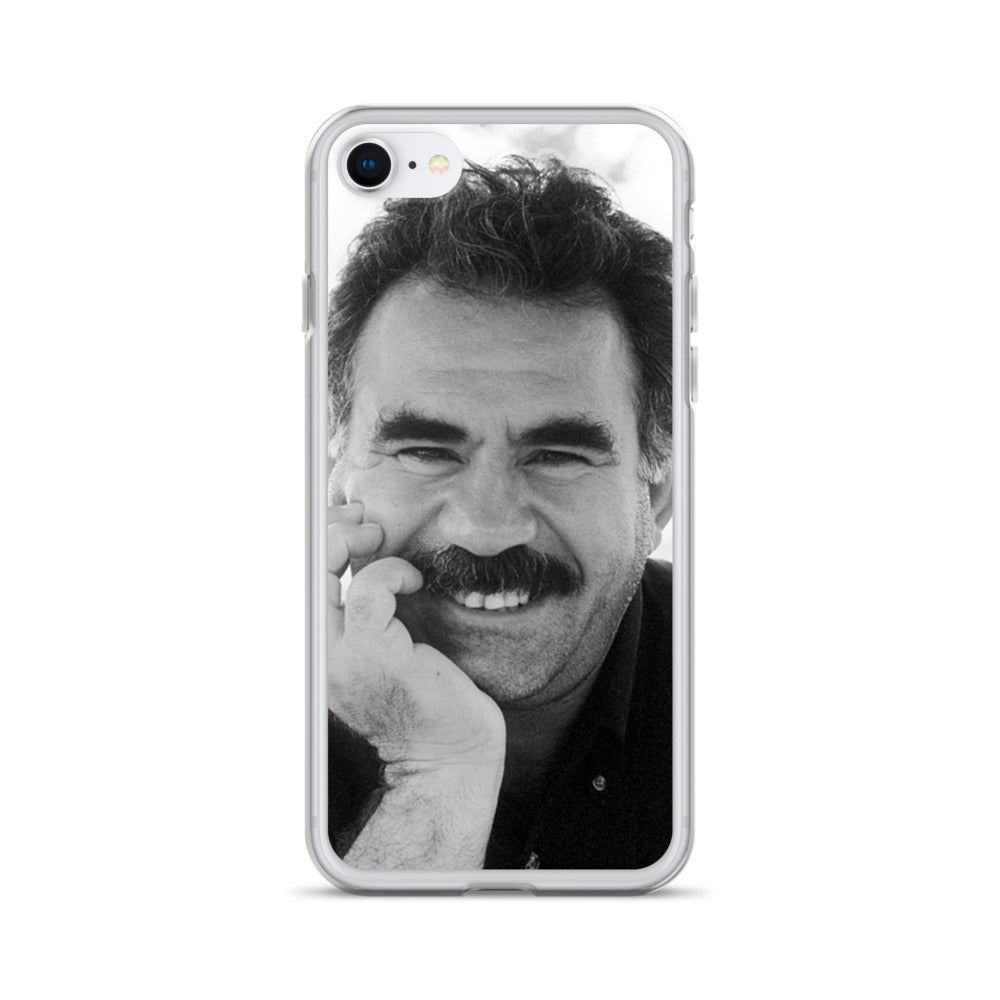 Brez Abdullah Ocalan Clear iPhone Case | Kurdish Phone Case - Kurdish Identity Phone Case | MarsoniPrint