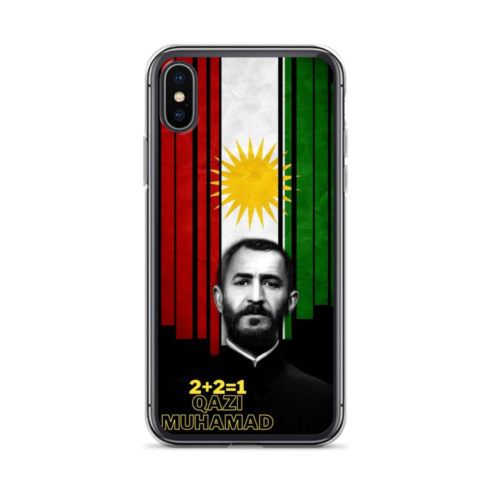 Qazi Muhamad Clear iPhone Case | Kurdish Leader Phone Case - Kurdish Identity Phone Case | MarsoniPrint