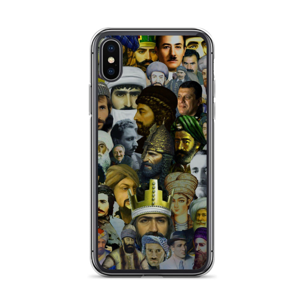 Kurdistan Clear iPhone Case | Em ê ji bîr nekin Kurdish Design - Kurdish Identity Phone Case | MarsoniPrint