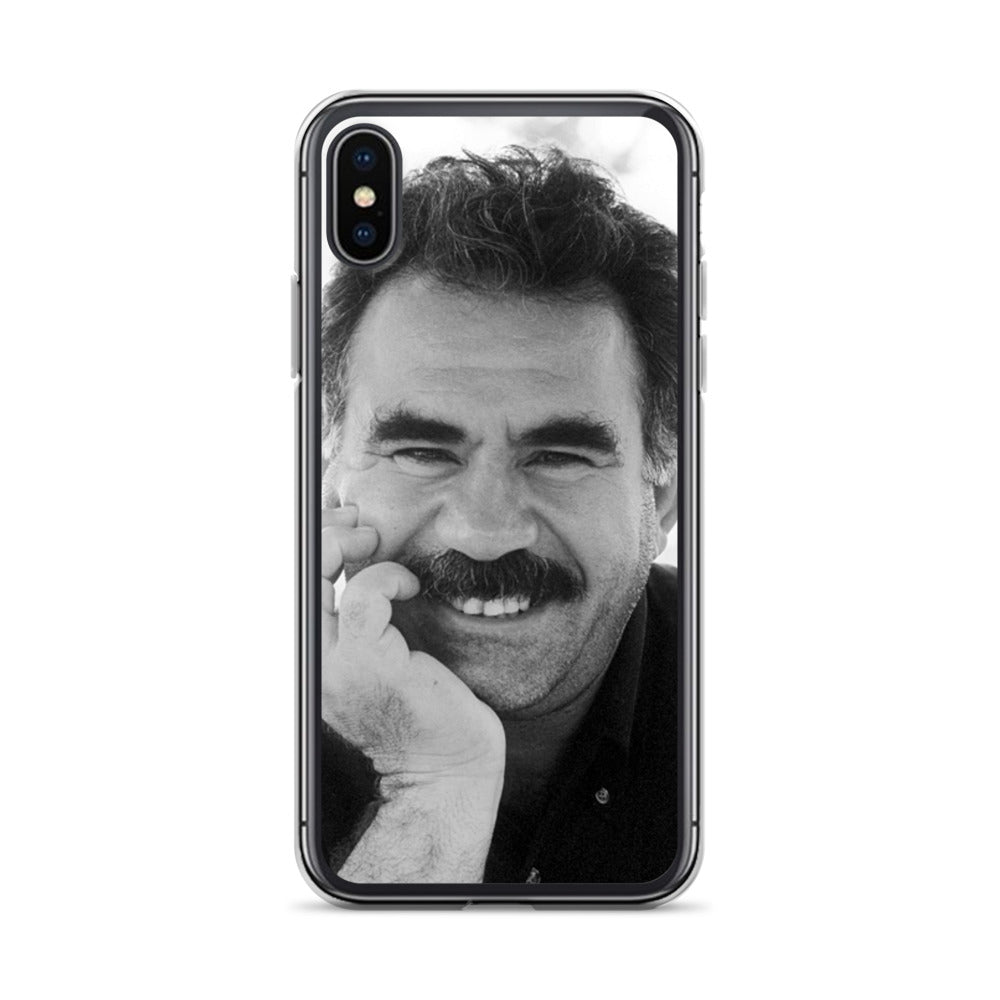Brez Abdullah Ocalan Clear iPhone Case | Kurdish Phone Case - Kurdish Identity Phone Case | MarsoniPrint