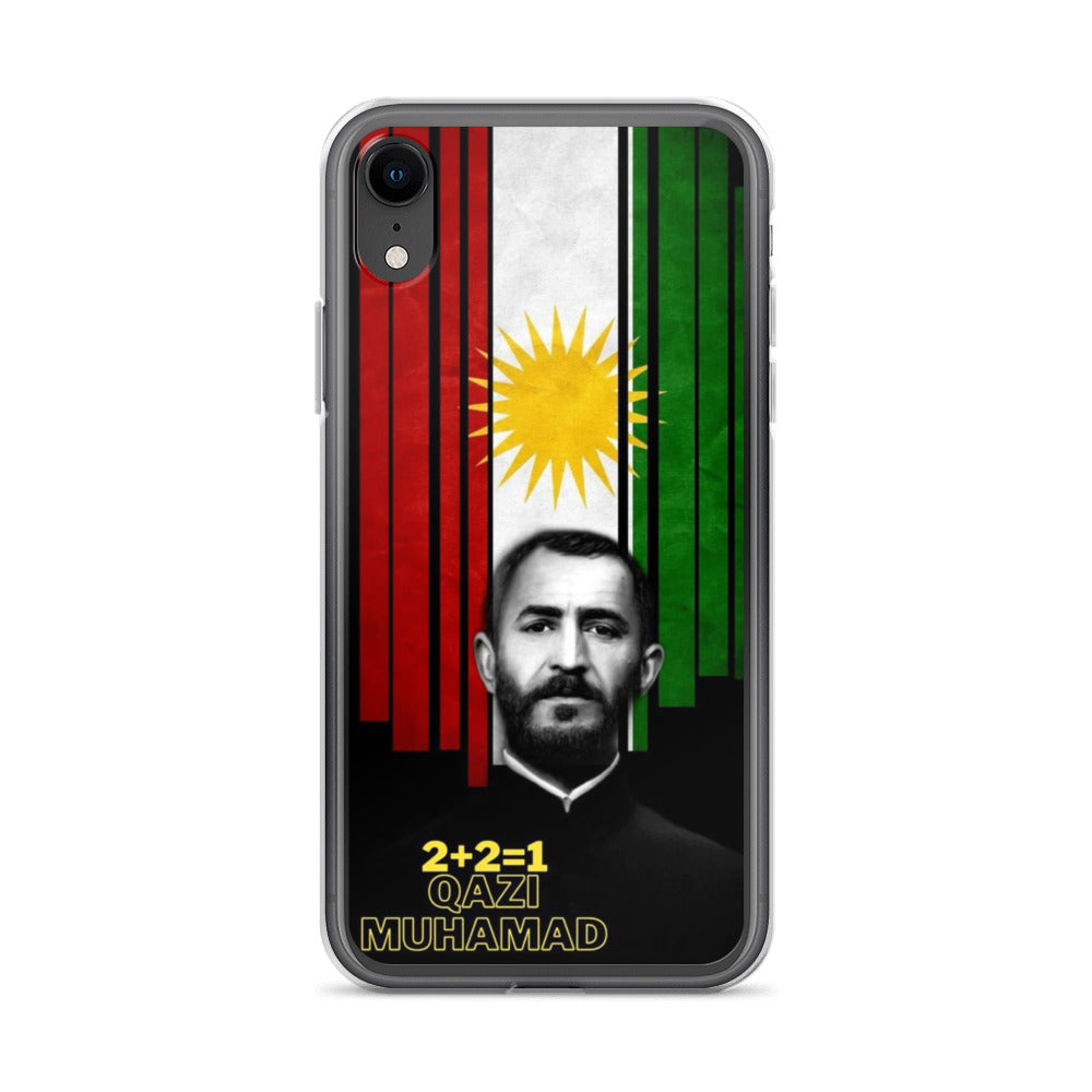 Qazi Muhamad Clear iPhone Case | Kurdish Leader Phone Case - Kurdish Identity Phone Case | MarsoniPrint