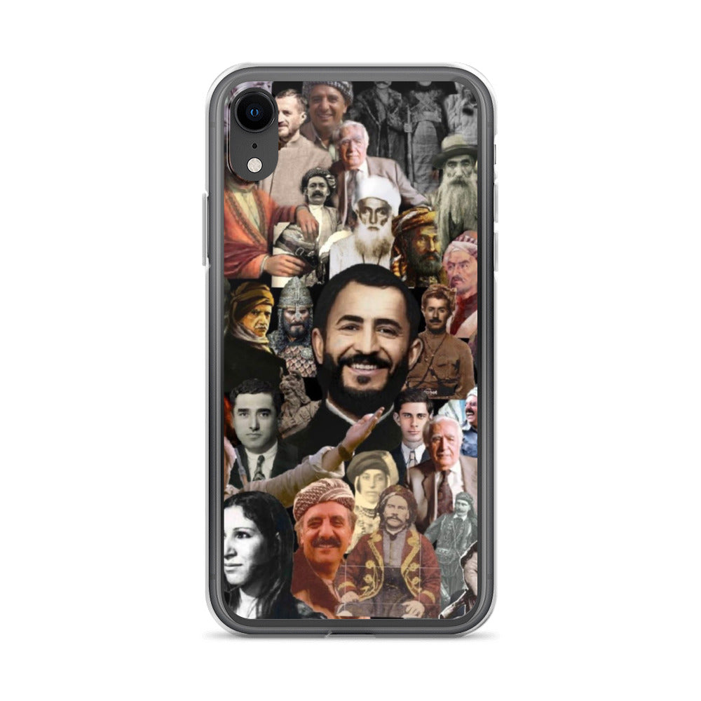 Kurdistan Leaders Clear iPhone Case | Em ji bîr nekin - Kurdish Identity Phone Case | MarsoniPrint